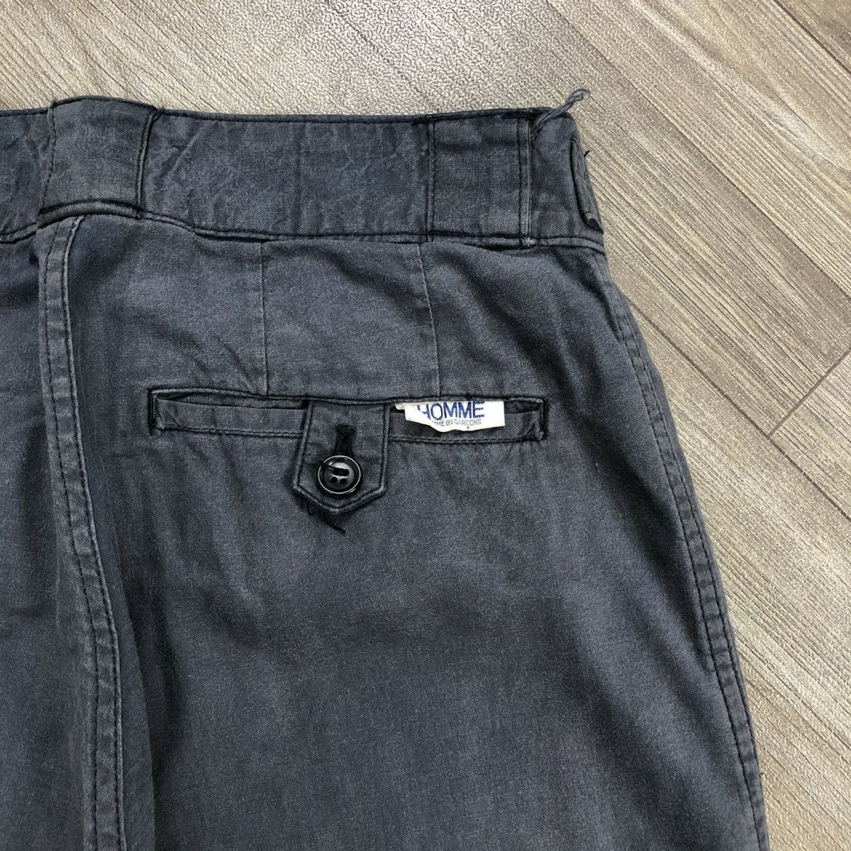 Comme des Garcons × Comme des Garcons Homme × Faded Glory 🇯🇵1980s Comme des Garcons Homme CDG Faded Trousers Work Pants Size US 26 / EU 42 - 17 Thumbnail