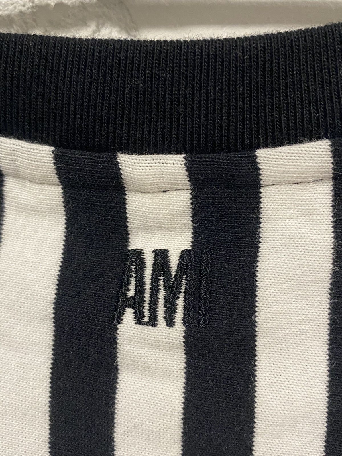 AMI Ami by Alexandre Mattiussi Stripped Long Sleeve Size US S / EU 44-46 / 1 - 8 Thumbnail