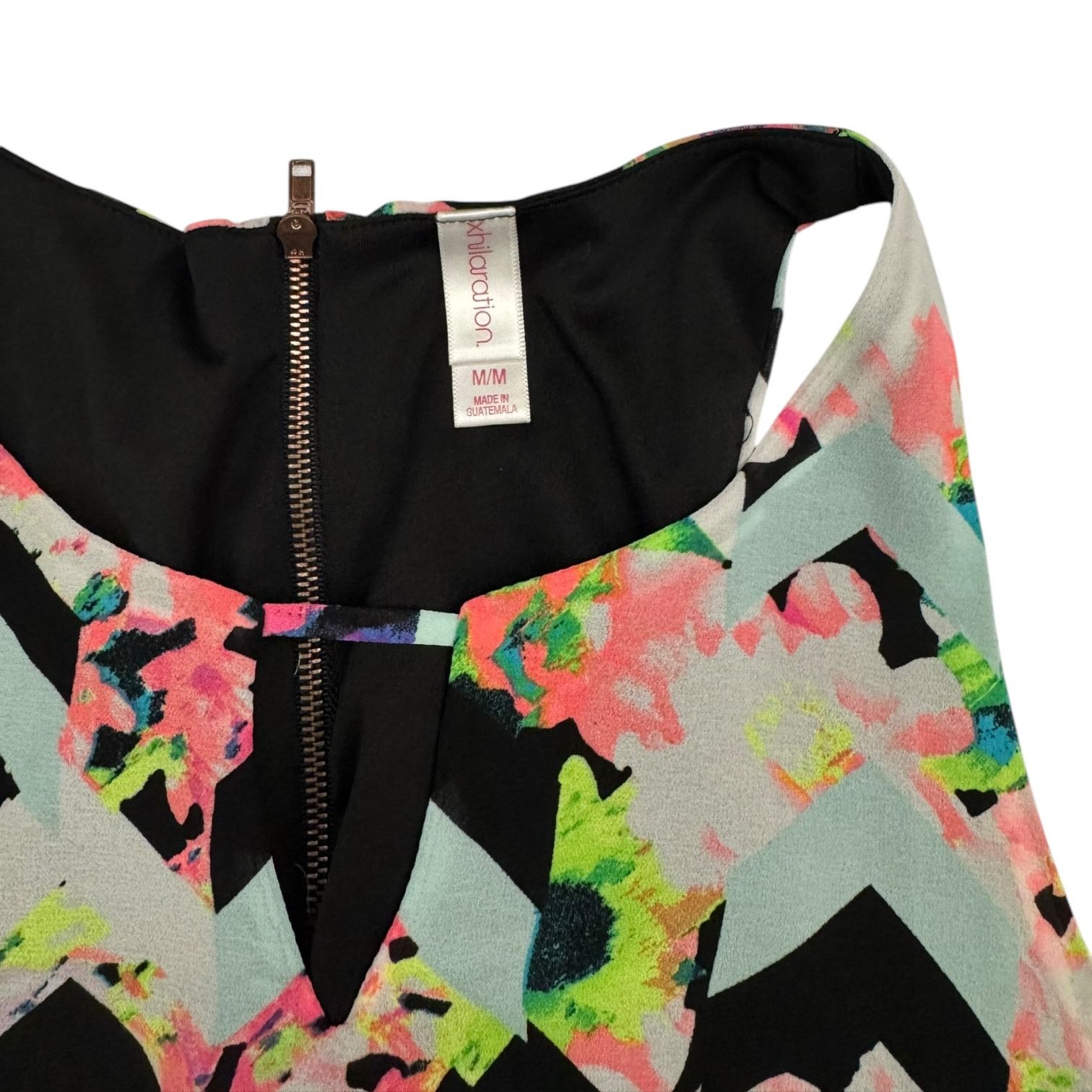 Other Xhilaration Women’s Geometric and Floral Print Dress Medium Size M / US 6-8 / IT 42-44 - 2 Thumbnail