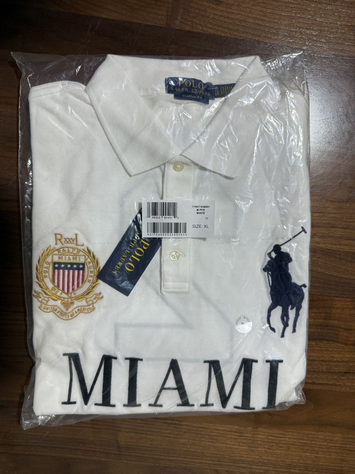 Polo Ralph Lauren Polo Ralph Lauren Classic Fit Miami Mesh Polo Shirt White XL Size US XL / EU 56 / 4 - 4 Thumbnail