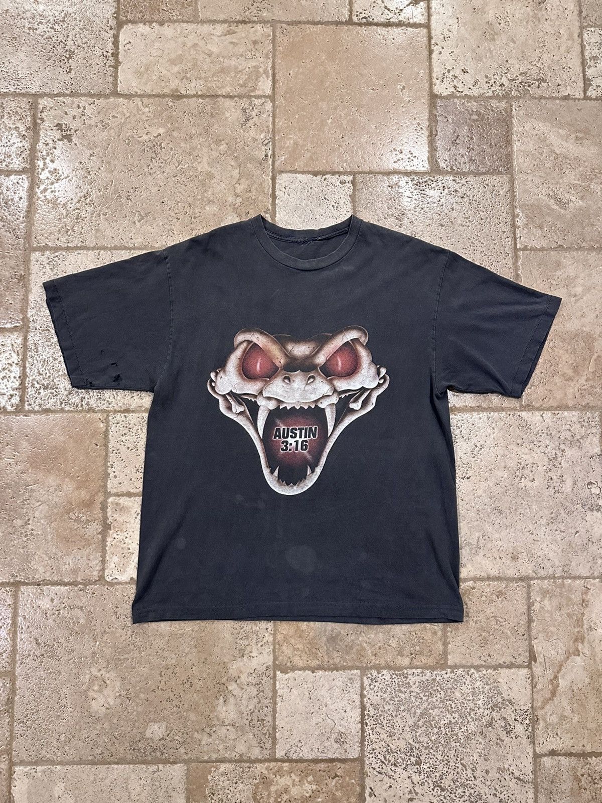 Vintage Vintage Stone Cold Steve Austin Don’t Trust Anybody WWF Tee Size US XL / EU 56 / 4 - 4 Thumbnail