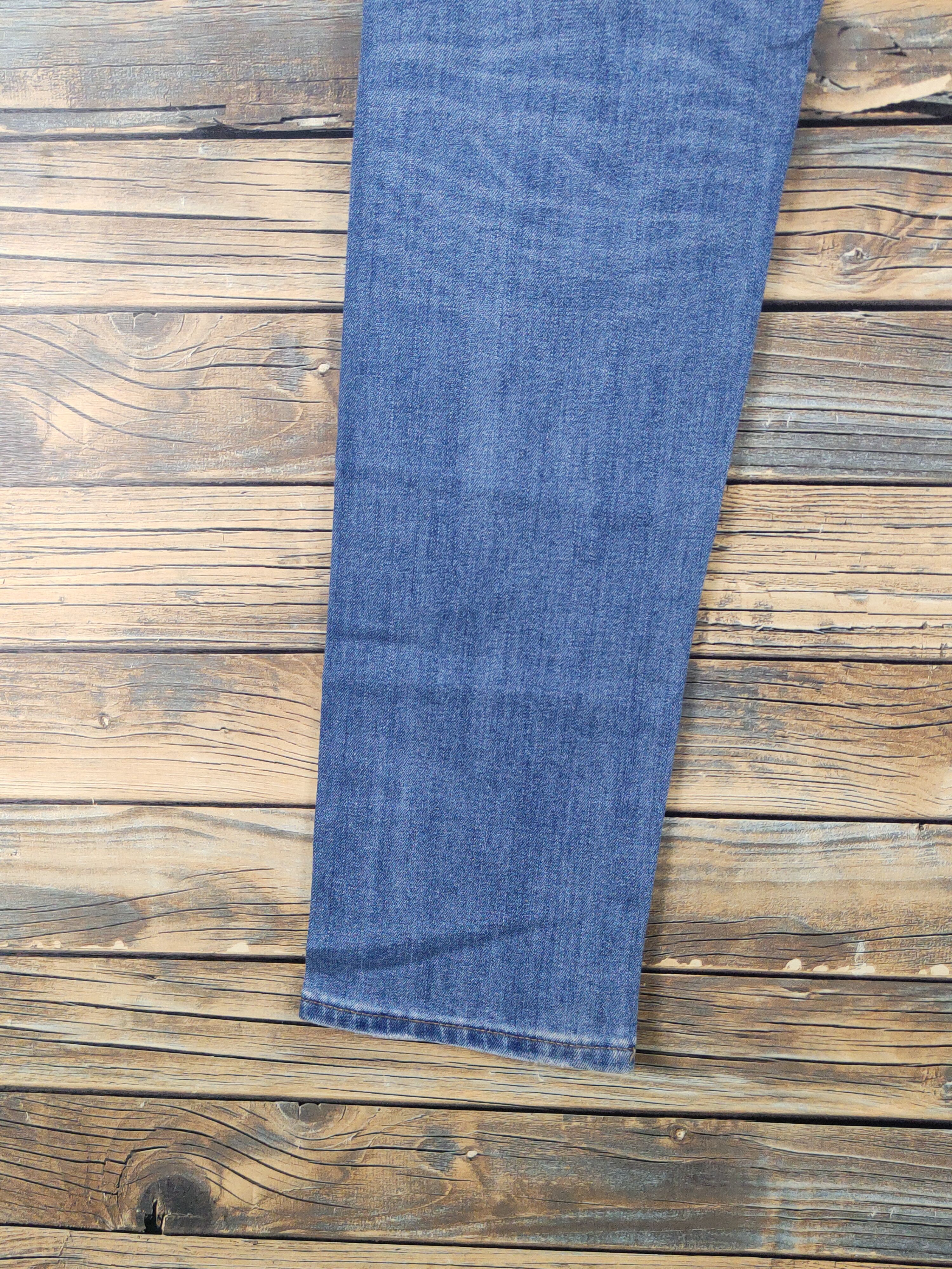 Japanese Brand Uniqlo japan Blue Distressed Ripped denim Jeans #W1699 Size US 32 / EU 48 - 9 Thumbnail