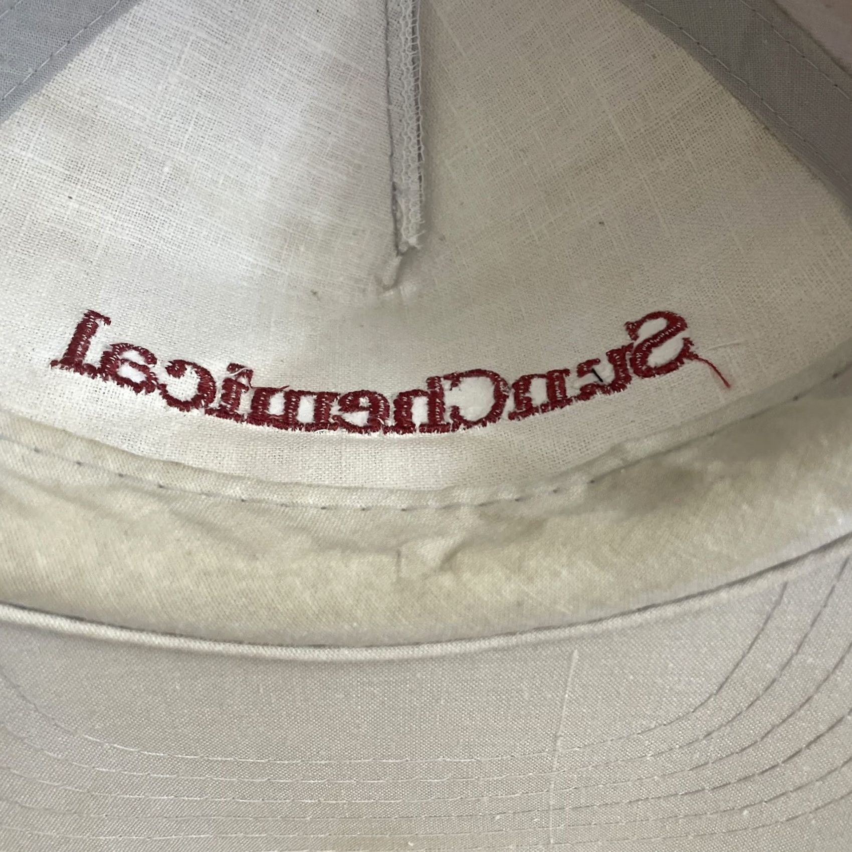 Spell Nike Sun Chemical Hat Cap Snapback Gray Corded Adjustable Logo Spell Out Rope Mens Size ONE SIZE - 3 Thumbnail
