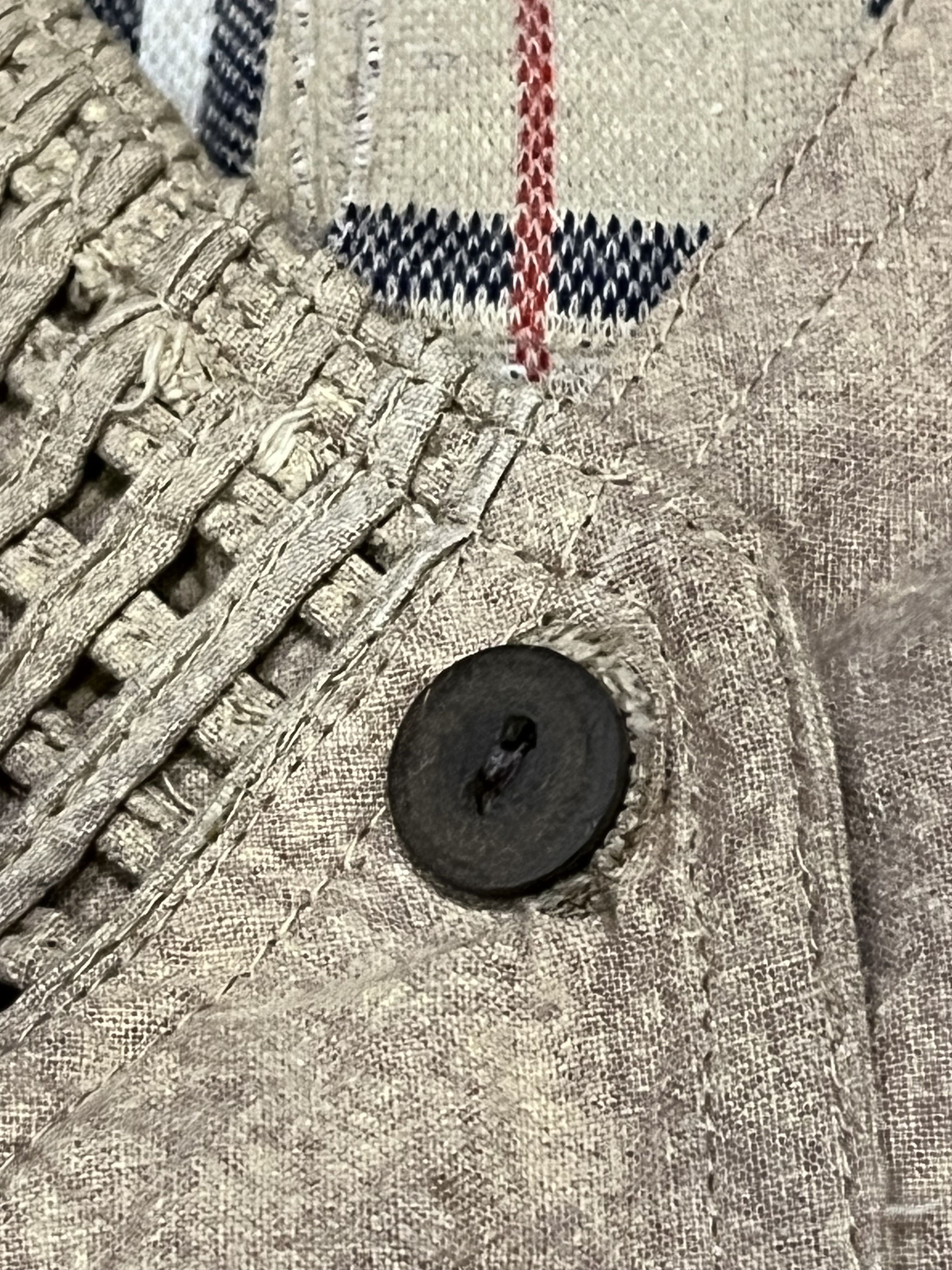 Native 🔥RARE🔥 VIntage Native Patchwork Sashiko Kapital Style Vest Size US M / EU 48-50 / 2 - 8 Thumbnail