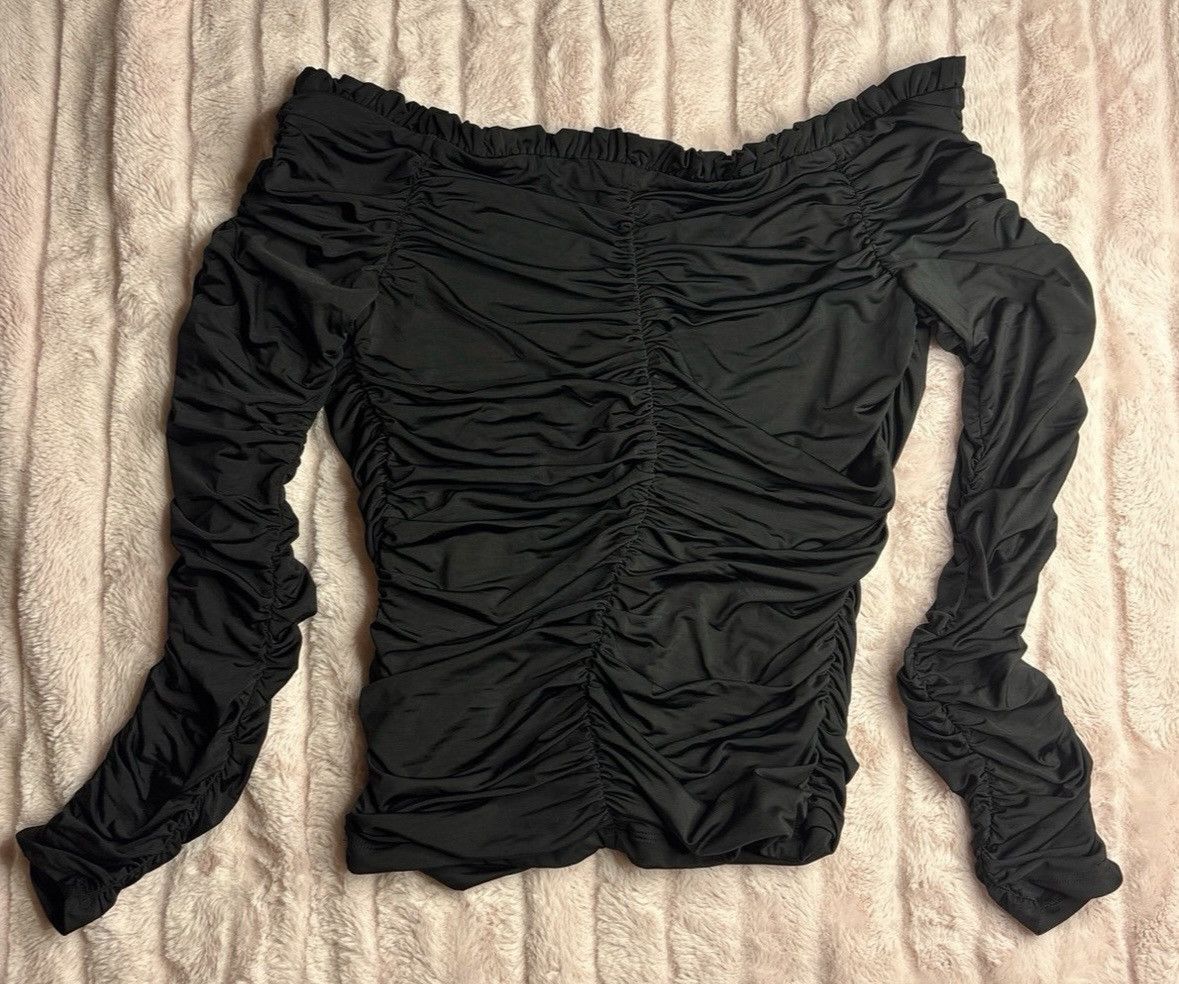 Express Black open shoulder top Size S / US 4 / IT 40 - 3 Thumbnail