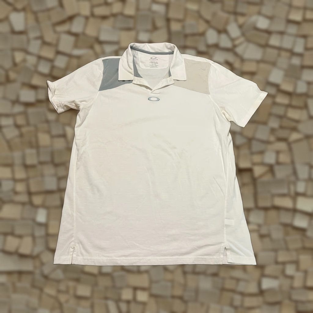 Oakley Oakley Shirt Women's XL White Polo Logo Short Sleeve Tailored Fit Womens Size XL / US 12-14 / IT 48-50 - 1 Thumbnail