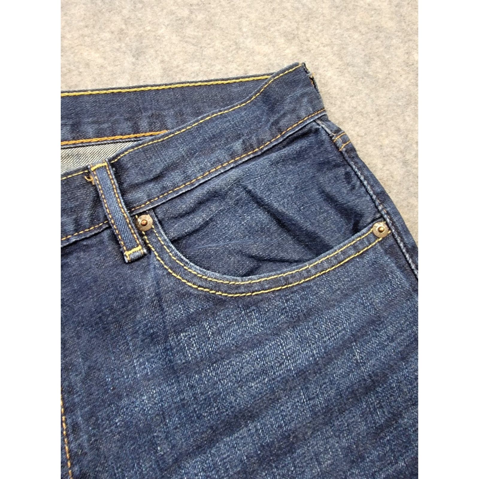 Levi's Levi's 527 Jeans Mens 36x34 Denim Dark Wash Slim Bootcut Pocket Pockets Jeans Fit Slim US Flag Theme Mens Size US 36 / EU 52 - 3 Thumbnail