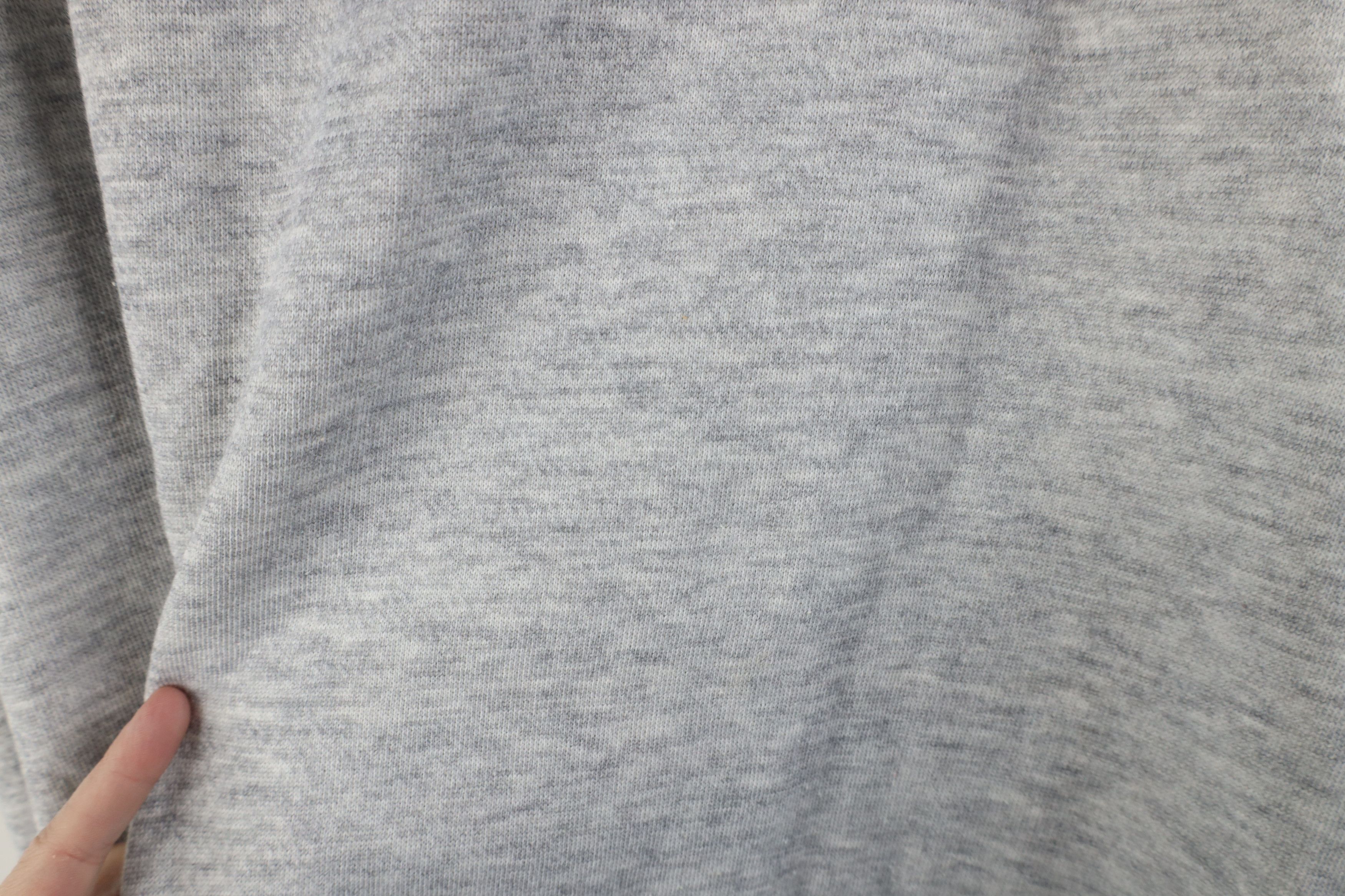 Vintage Vintage 70s Streetwear Short Sleeve Sweatshirt Heather Gray Size US XL / EU 56 / 4 - 8 Thumbnail