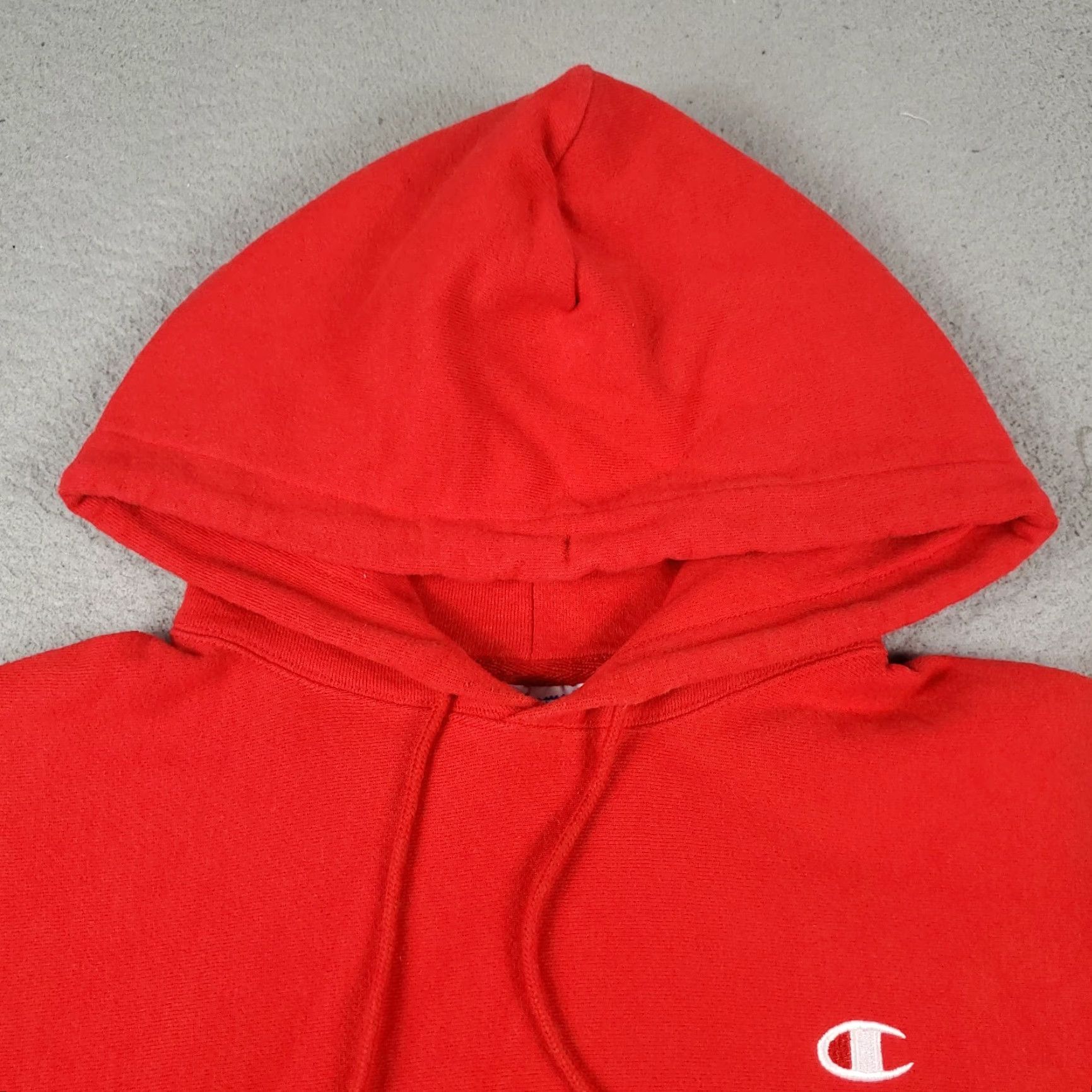 Champion Vintage Champion Hoodie Pullover Men Small Red Fleece Logo Sweatshirt Size US S / EU 44-46 / 1 - 3 Thumbnail