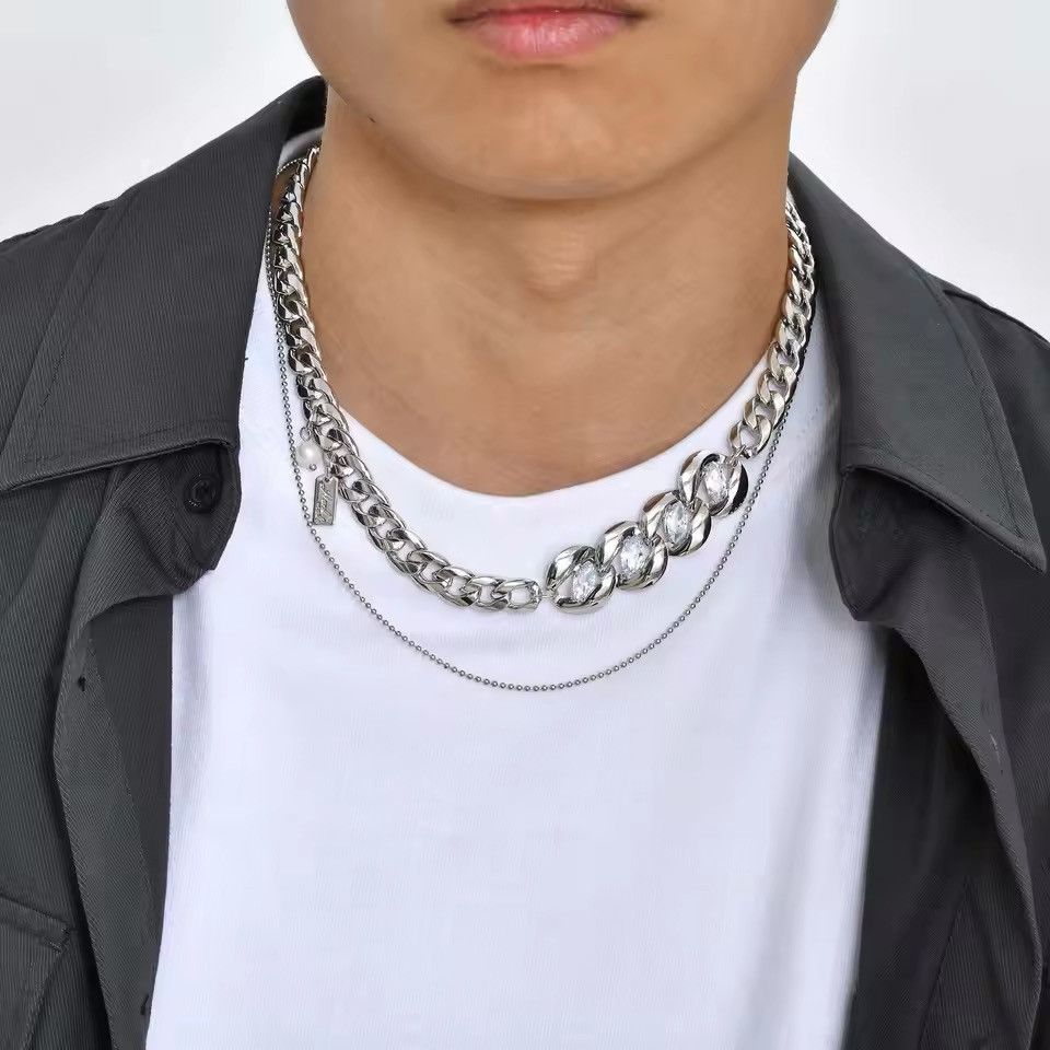 Jewelry Heavy Bold 10mm Cuban Chain Necklaces Size ONE SIZE - 3 Thumbnail