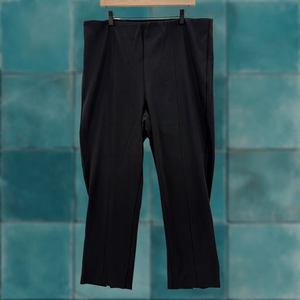 Vintage Honeylove Perfectionist Pant Womens 3X Black High Waist Slimming Stretch Dress Pants Casual Workwear Mens Womens Size 40" / US 18 - 1 Thumbnail