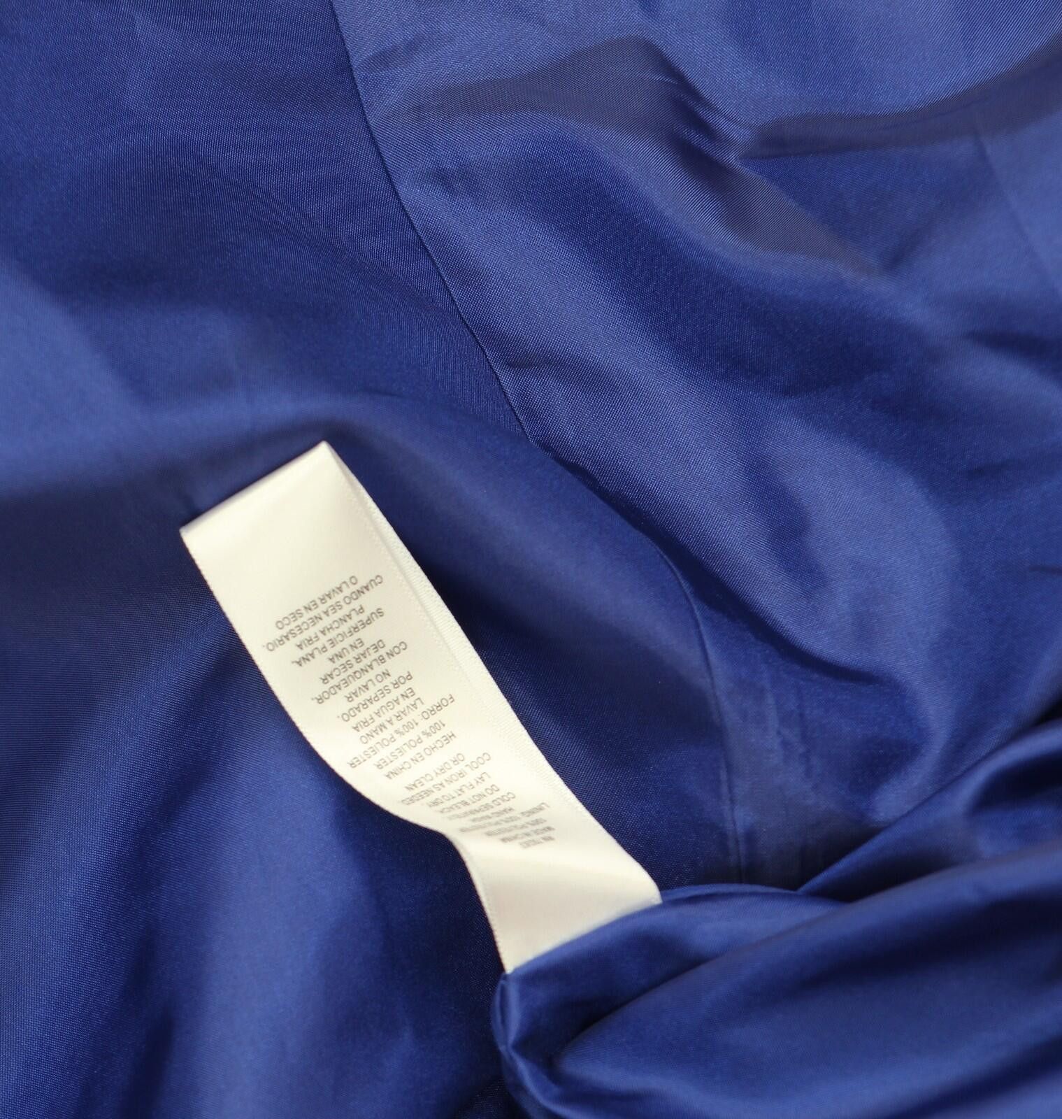 Other Nwt Alex Evenings Off Sleeve Midi Dress Bright Royal Blue 12 Size XL / US 12-14 / IT 48-50 - 6 Thumbnail