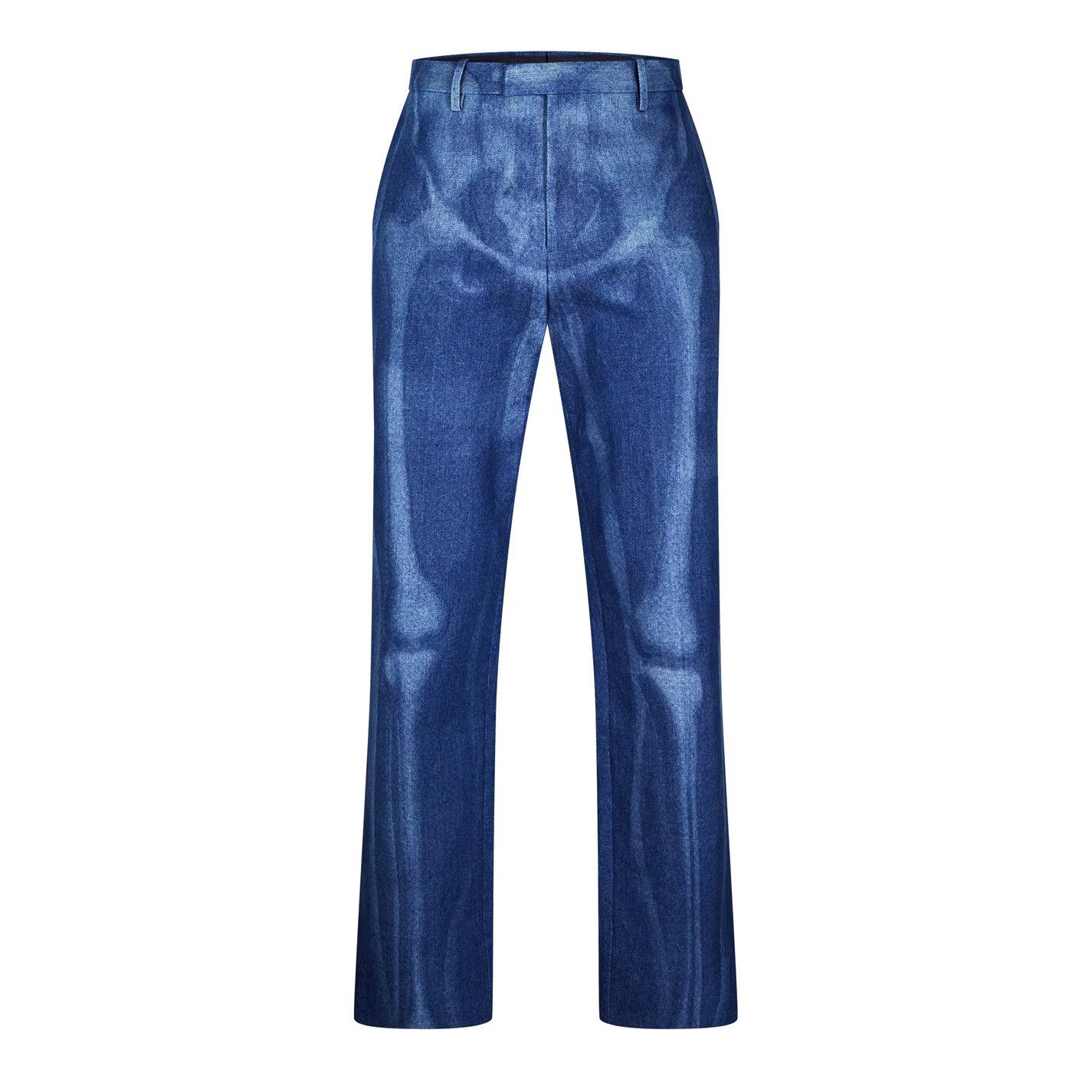 Off-White o1g2r1mq0326 Body Scan Denim Pant Skeleton Graphic Jeans Size US 32 / EU 48 - 1 Thumbnail