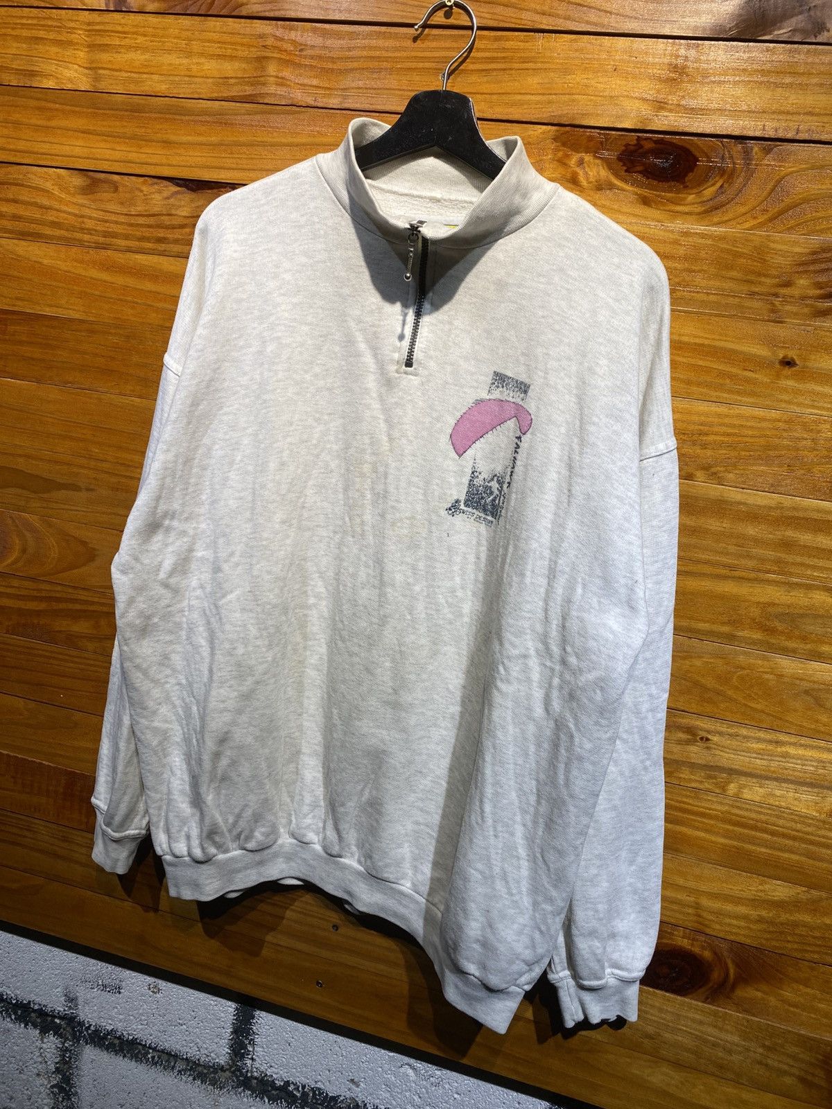 Vintage Vintage Switcher Paragliding Quarter-Zip Sweatshirt Swiss Size US L / EU 52-54 / 3 - 8 Thumbnail