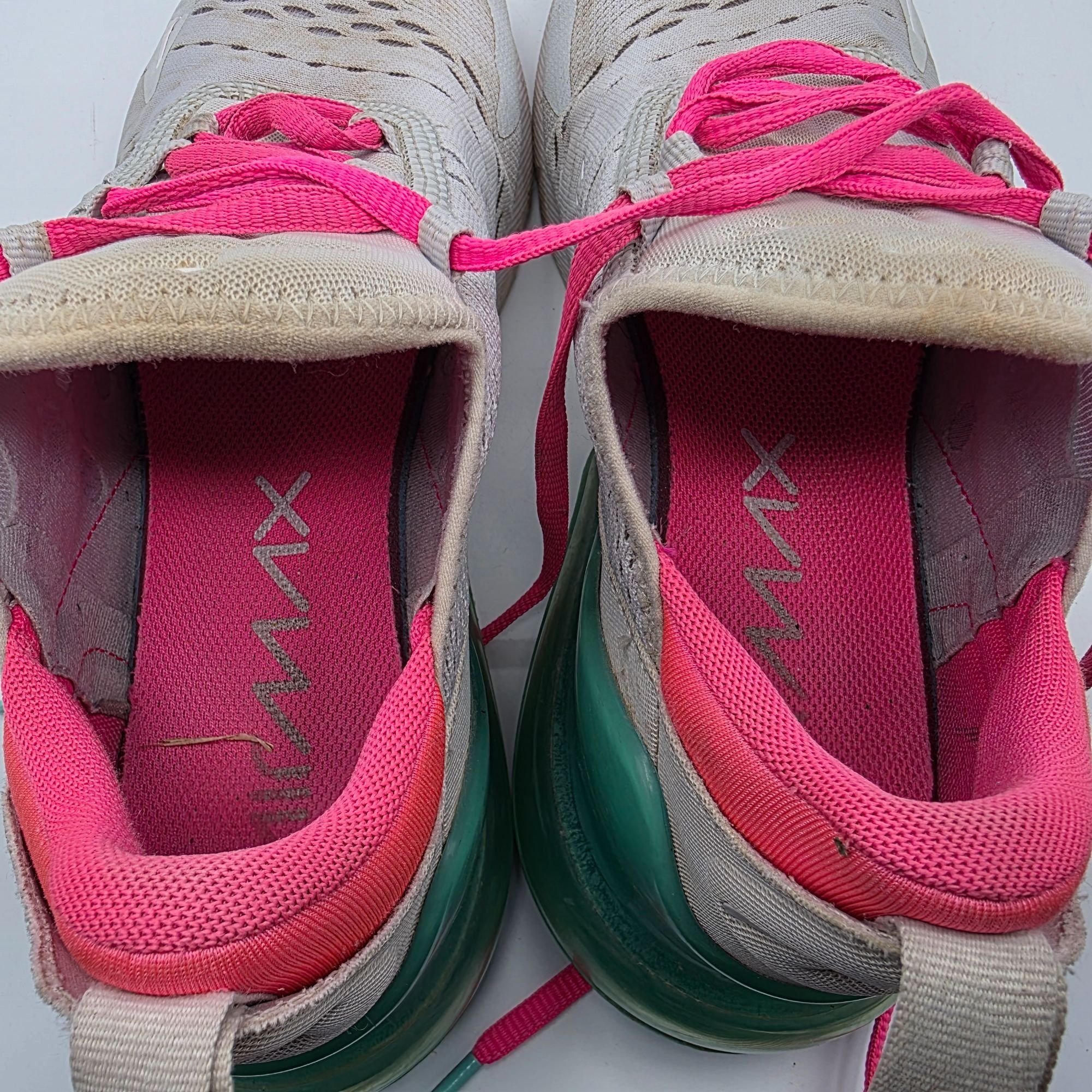 Nike Nike Air Max 270 South Beach Womens Size 8 Gray Pink Sneaker Size US 8 / IT 38 - 5 Thumbnail