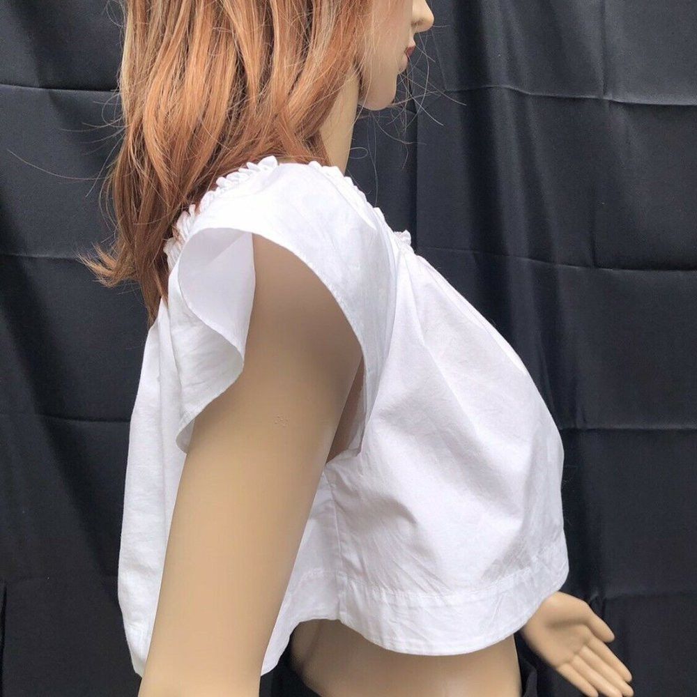 Other Wilfred Artizia Cropped Cotton White Top Size S Size S / US 4 / IT 40 - 5 Thumbnail