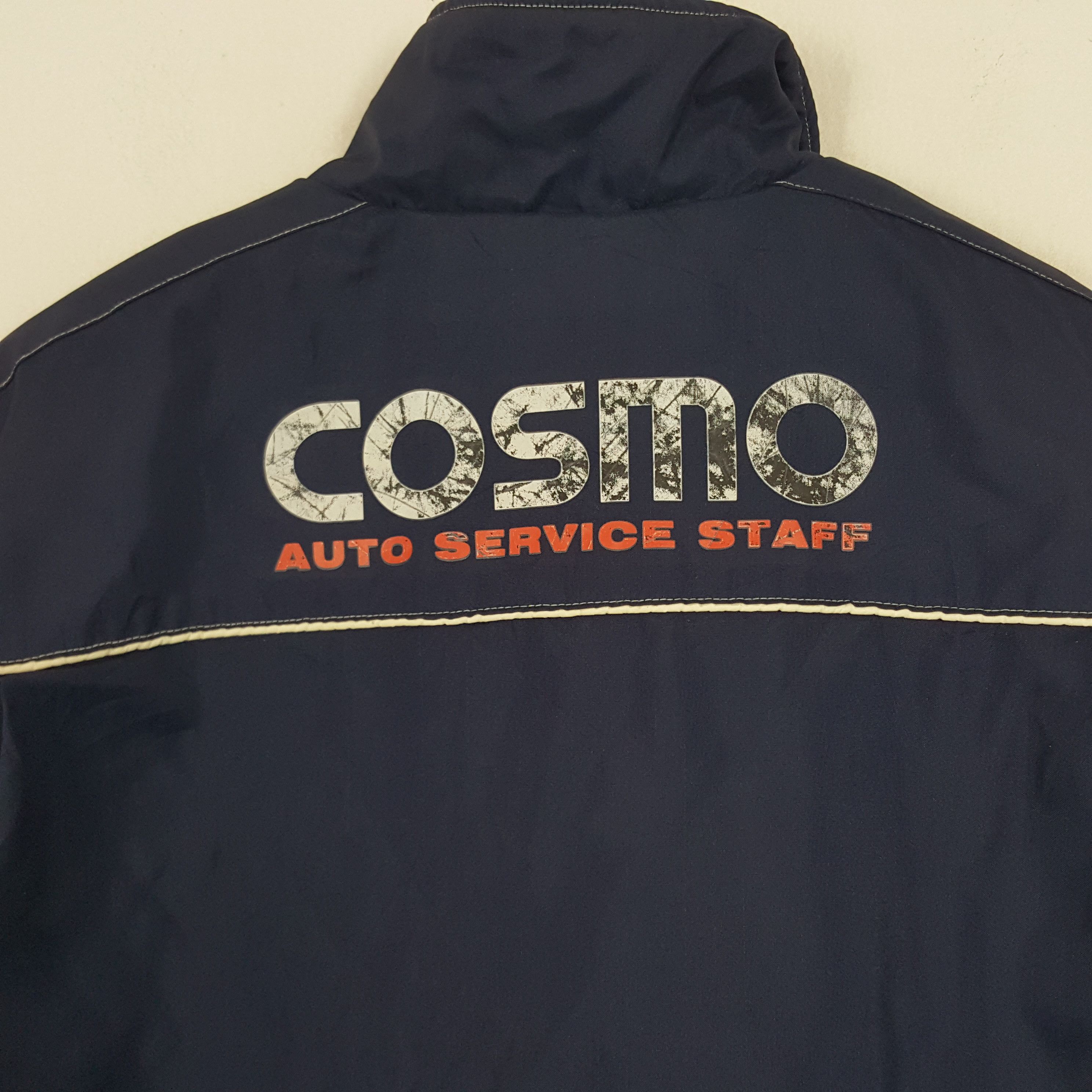 Vintage Vintage Cosmo Auto Service Japanese Company Staff Jacket Size US XL / EU 56 / 4 - 2 Thumbnail