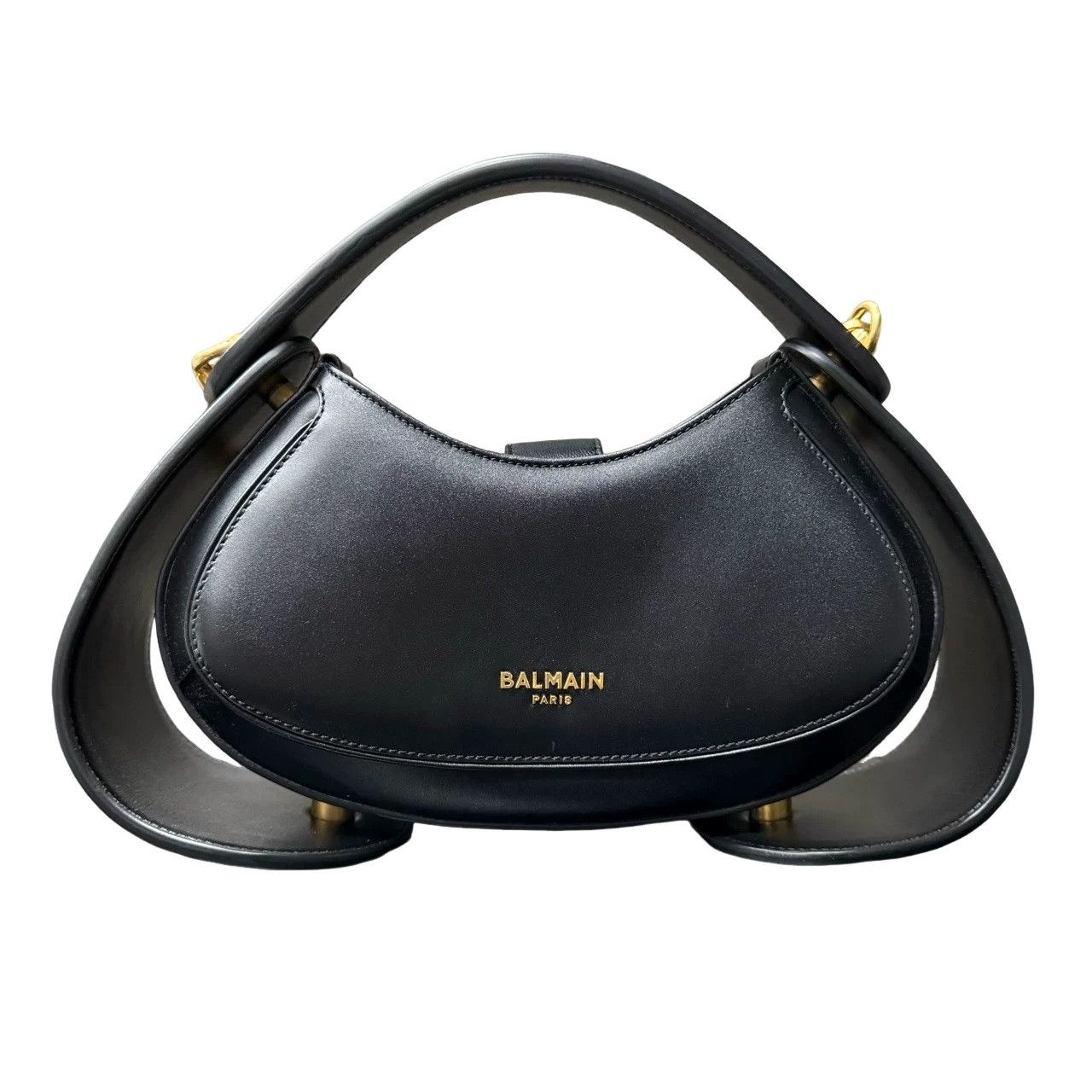 Balmain Balmain Jolie Madame Leather Handle Bag Size ONE SIZE - 1 Thumbnail