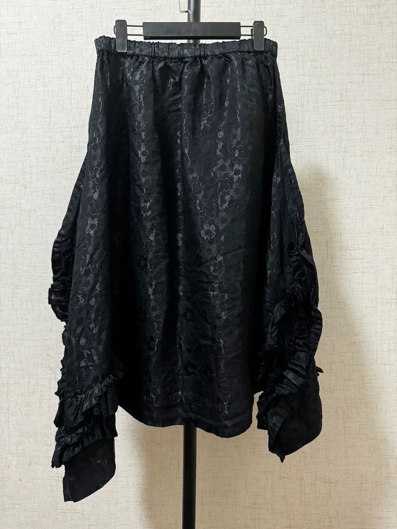 Comme Des Garcons size M Elastic-waist half-skirt with dar