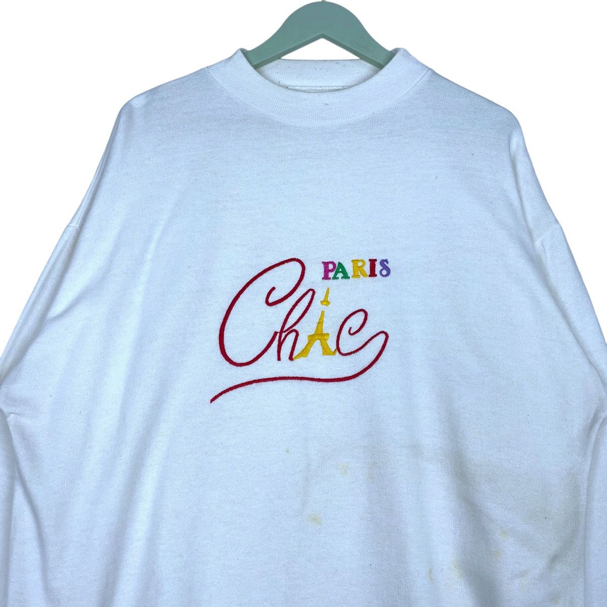 Designer × Vintage Paris Chag Sweatshirt Crewneck Pullover Jumper Size US L / EU 52-54 / 3 - 2 Thumbnail