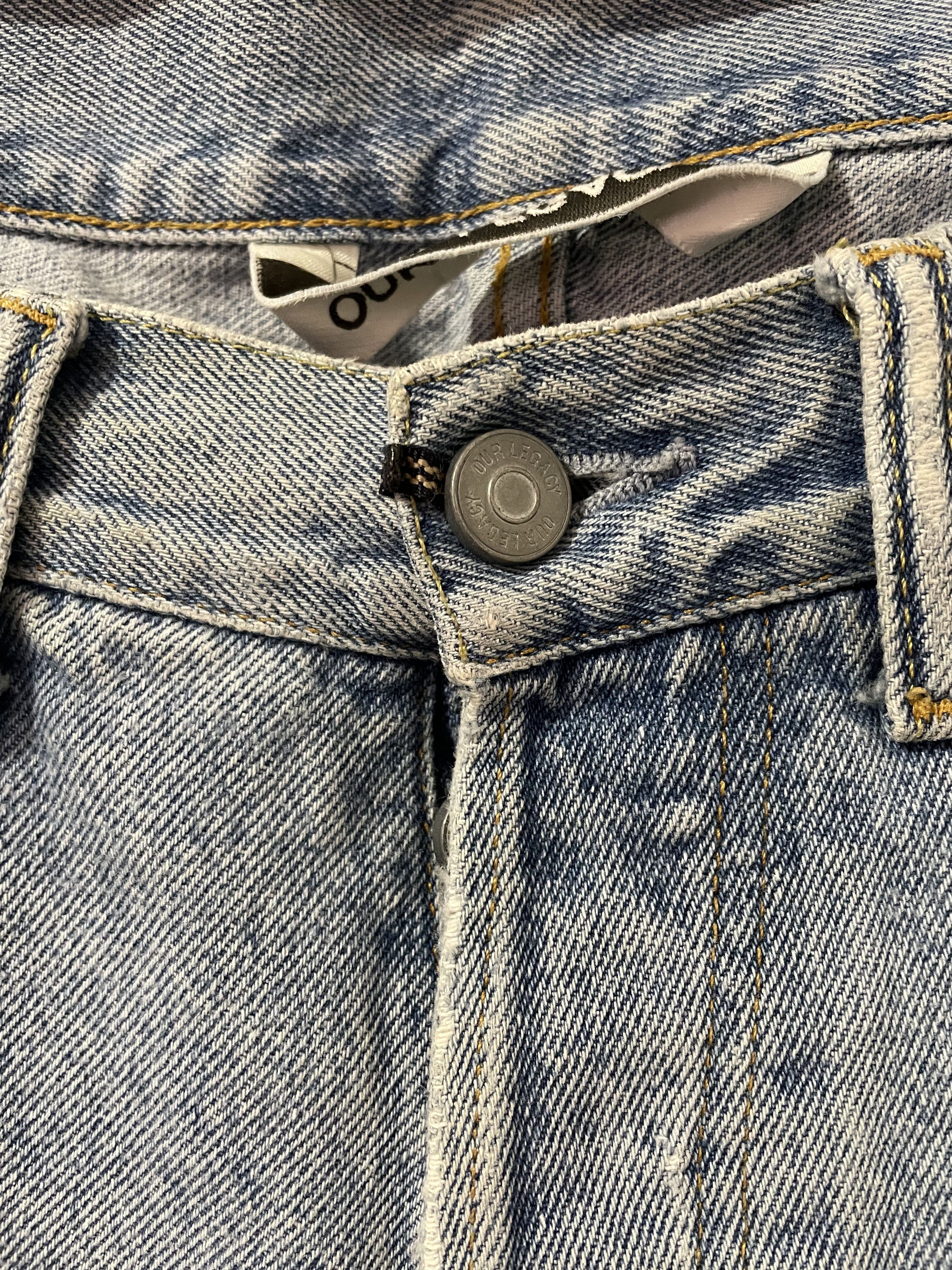 Our Legacy First Cut Light Vintage Wash Jeans Size US 31 - 8 Thumbnail