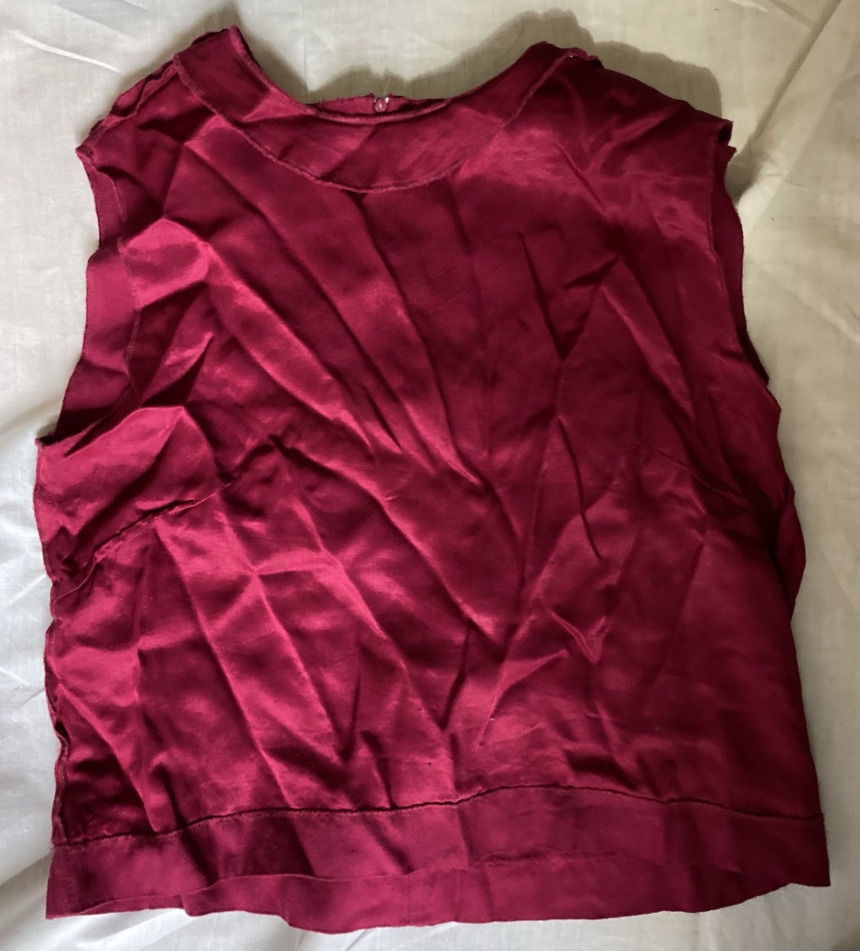 Maison Margiela Maison Martin Margiela Viscose Cropped Top — Early 1990s Size M / US 6-8 / IT 42-44 - 11 Thumbnail
