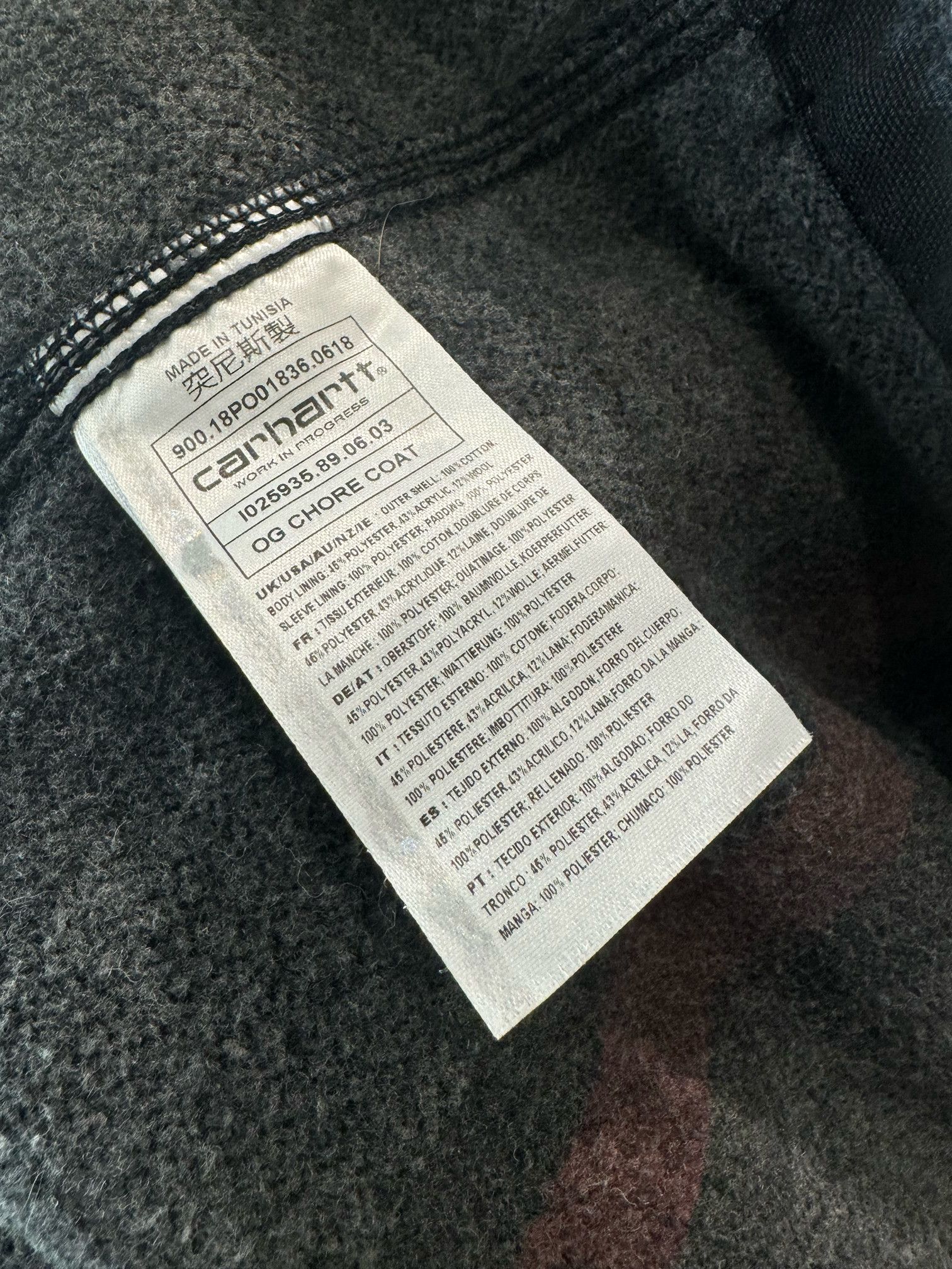 Carhartt Wip Carhartt WIP - Original Michigan Chore Coat (Fits Med-Lrg) Size US S / EU 44-46 / 1 - 5 Thumbnail