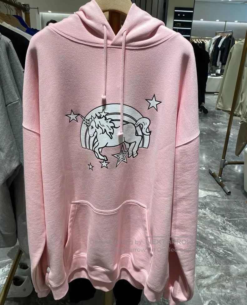 Vetements Vetements Pink Unicorn Hoodie Size US S / EU 44-46 / 1 - 7 Thumbnail
