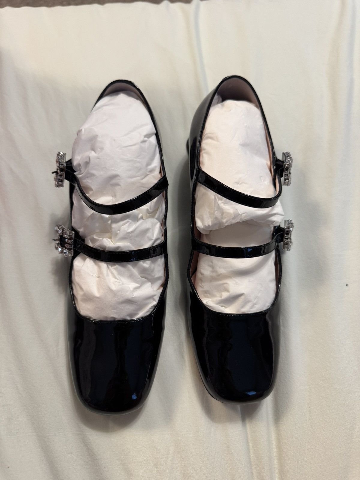 Roger Vivier ROGER VIVIER Mini Très Vivier patent leather Mary Jane pumps Size US 6.5 / IT 36.5 - 2 Thumbnail