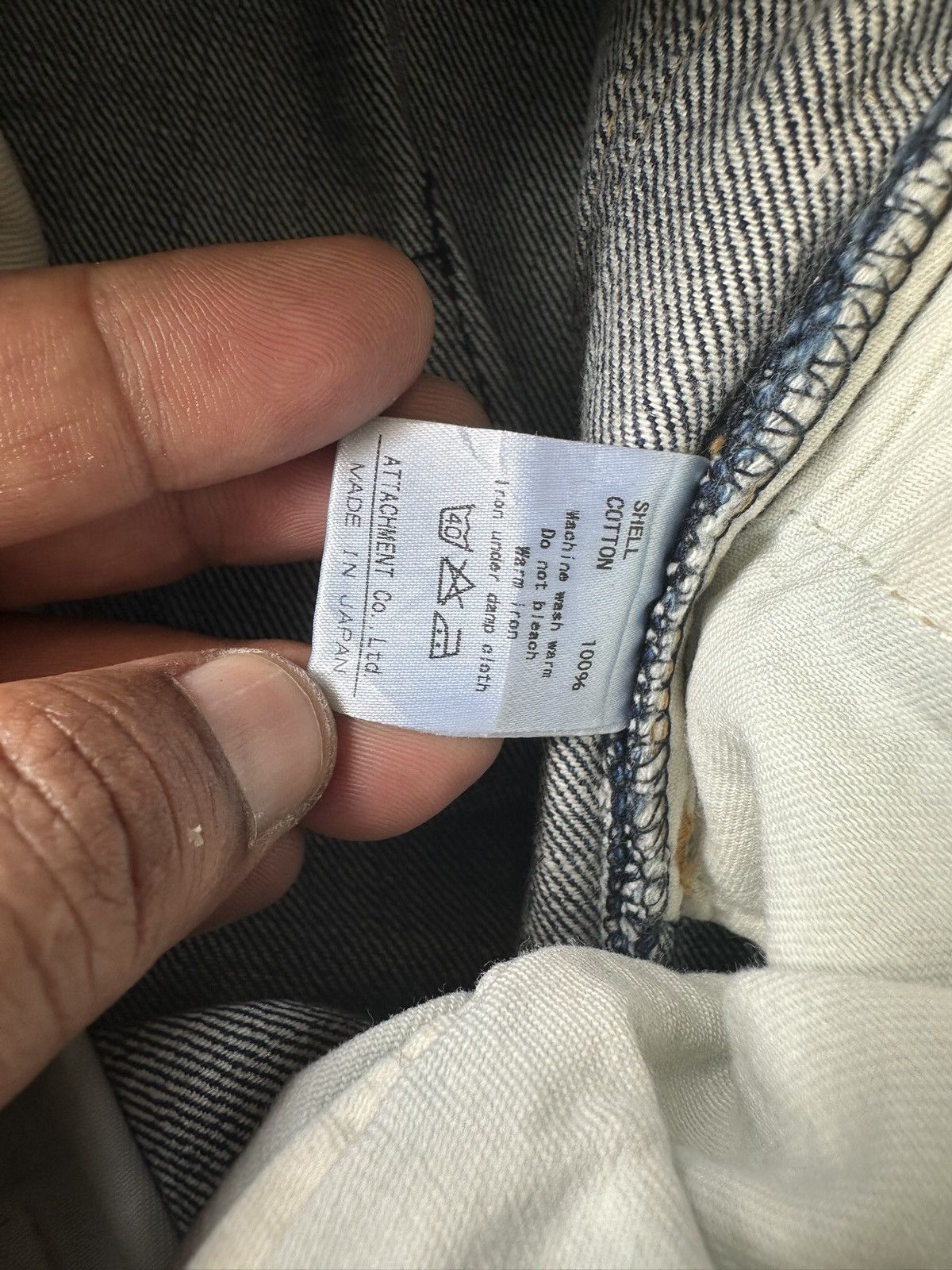 Kazuyuki Kumagai Attachment 00's Attachment stonewash denim jeans Size US 30 / EU 46 - 18 Thumbnail