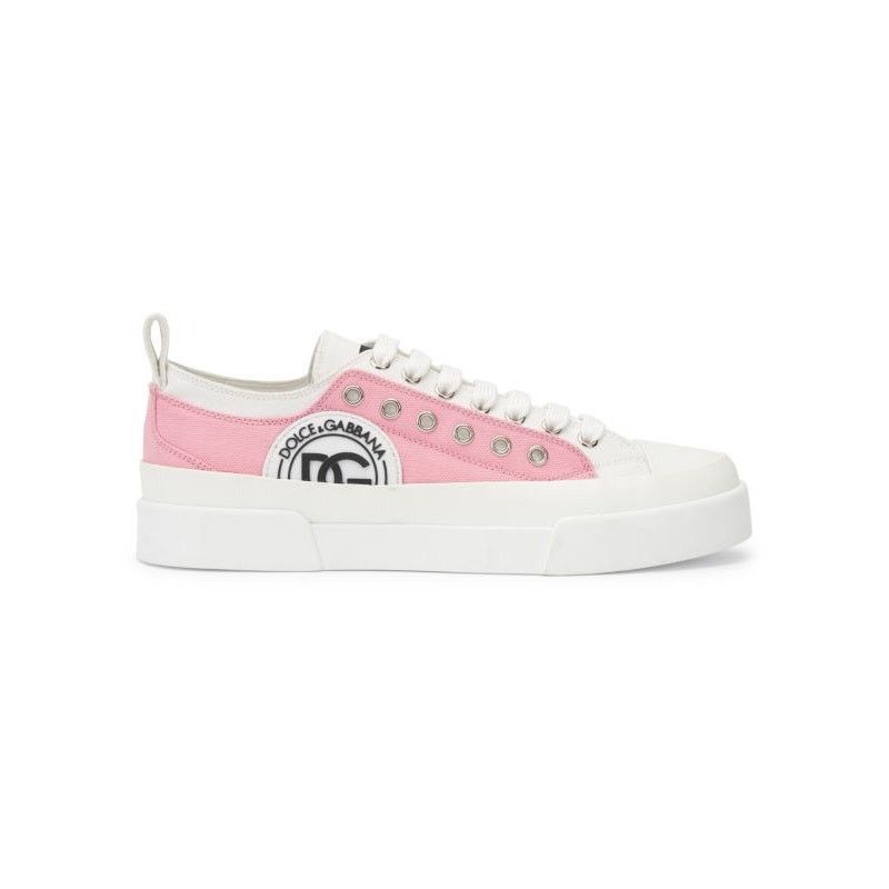 Dolce & Gabbana Dolce & Gabbana Portofino Canvas Sneakers sz. 37.5 EU Size US 7.5 / IT 37.5 - 1 Thumbnail