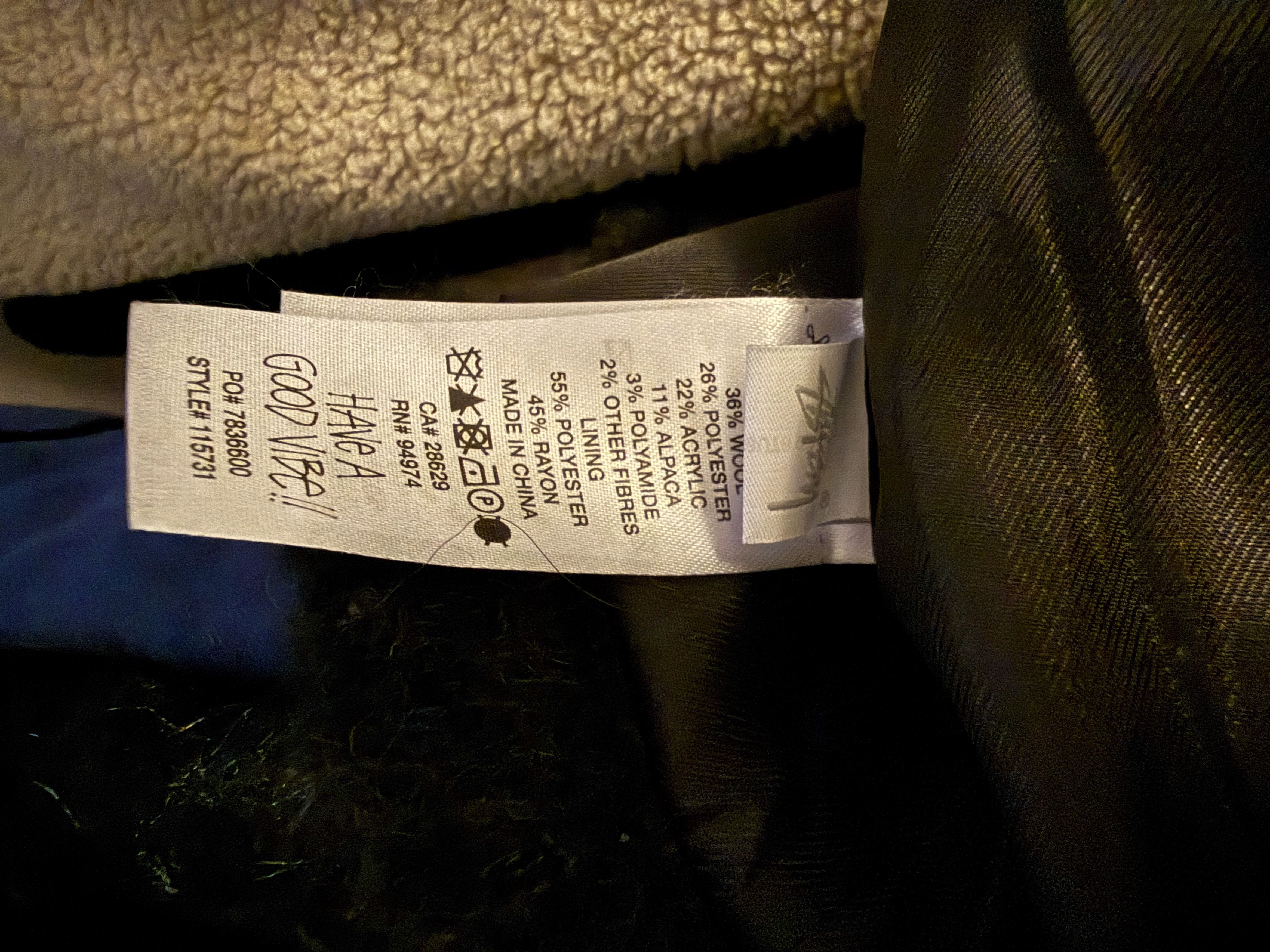 Stussy Stüssy Men's Black and Grey Jacket Size US XL / EU 56 / 4 - 5 Thumbnail