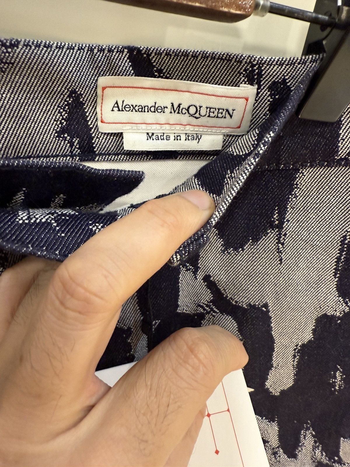 Alexander McQueen Graffati print denim shirt and shorts ，oneset size 46 Size US S / EU 44-46 / 1 - 19 Thumbnail