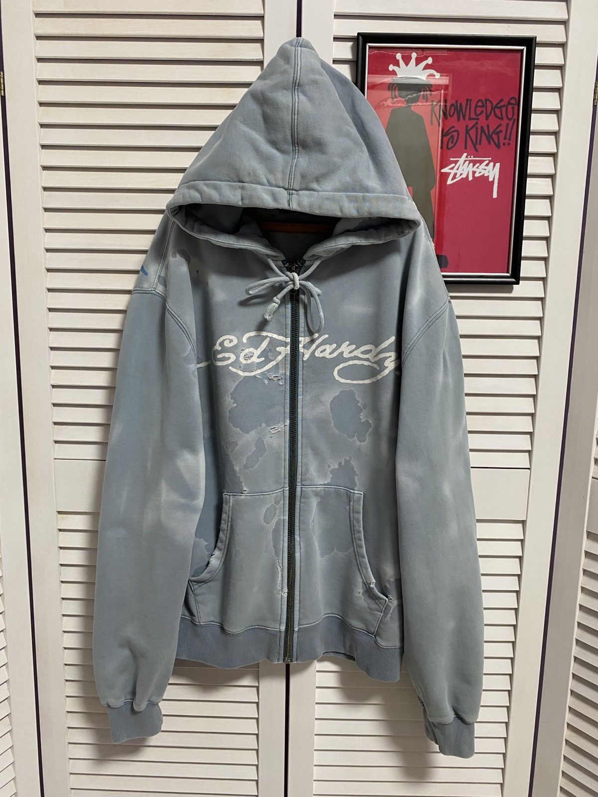 Ed Hardy Vintage Hoodie Ed Hardy Christian Audigier Hysteric Y2k Size US M / EU 48-50 / 2 - 2 Thumbnail