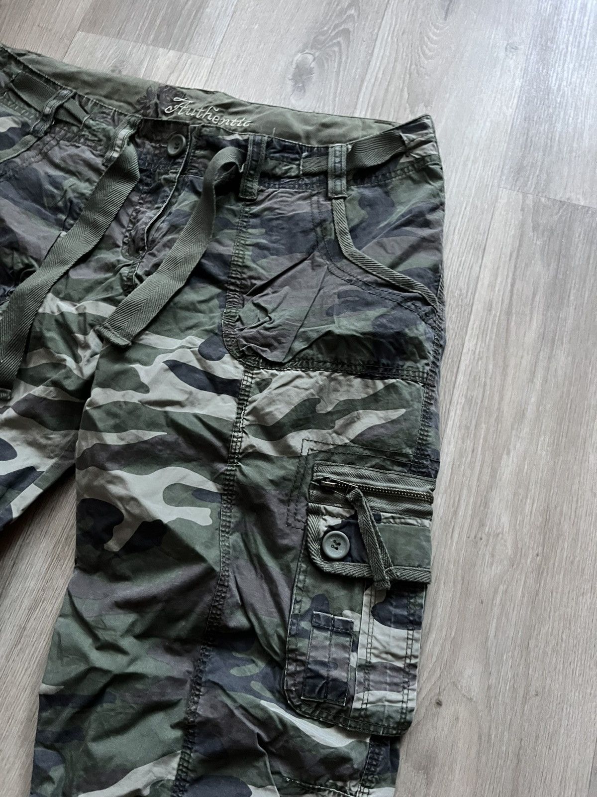 Japanese Brand Vintage Y2K Flared Camo Pants Hysteric Glamour Style Size US 31 - 6 Thumbnail