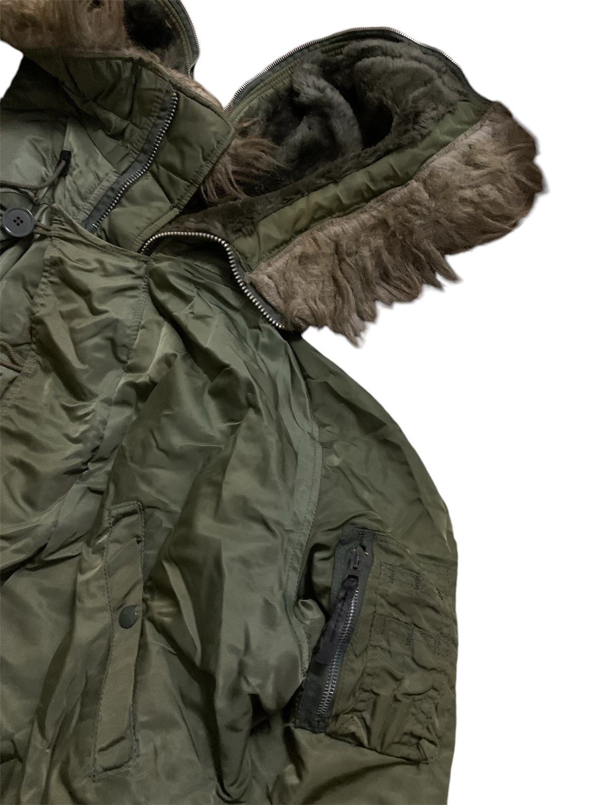 Alpha Industries 💥FinalDrop💥Vintage Military Alpha Flying Man’s Fur Jacket Size US XL / EU 56 / 4 - 8 Thumbnail