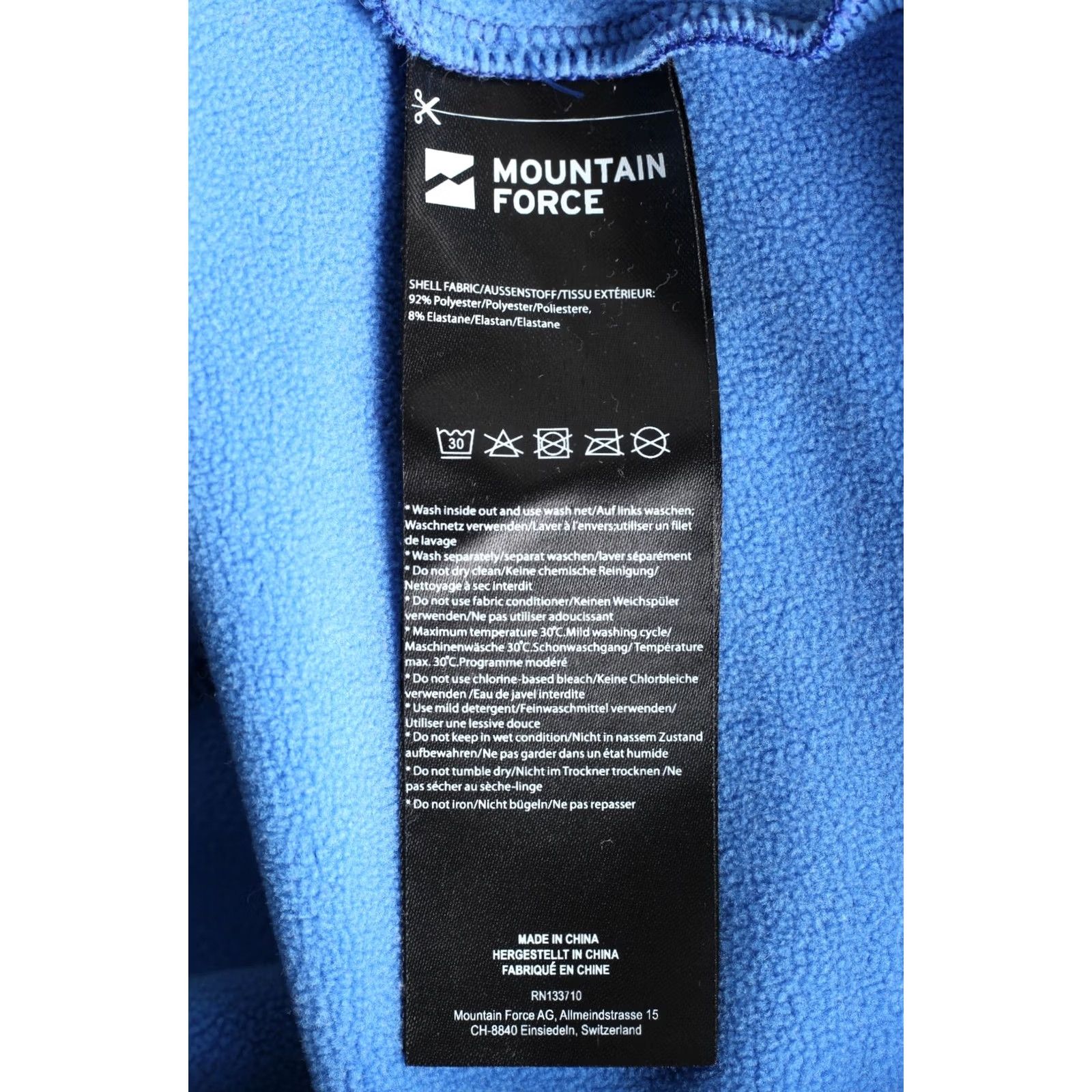 Vintage MOUNTAIN FORCE Eli Promo Hooded Jacket Women M Blue Logo Casual Travel M Size M / US 6-8 / IT 42-44 - 7 Thumbnail