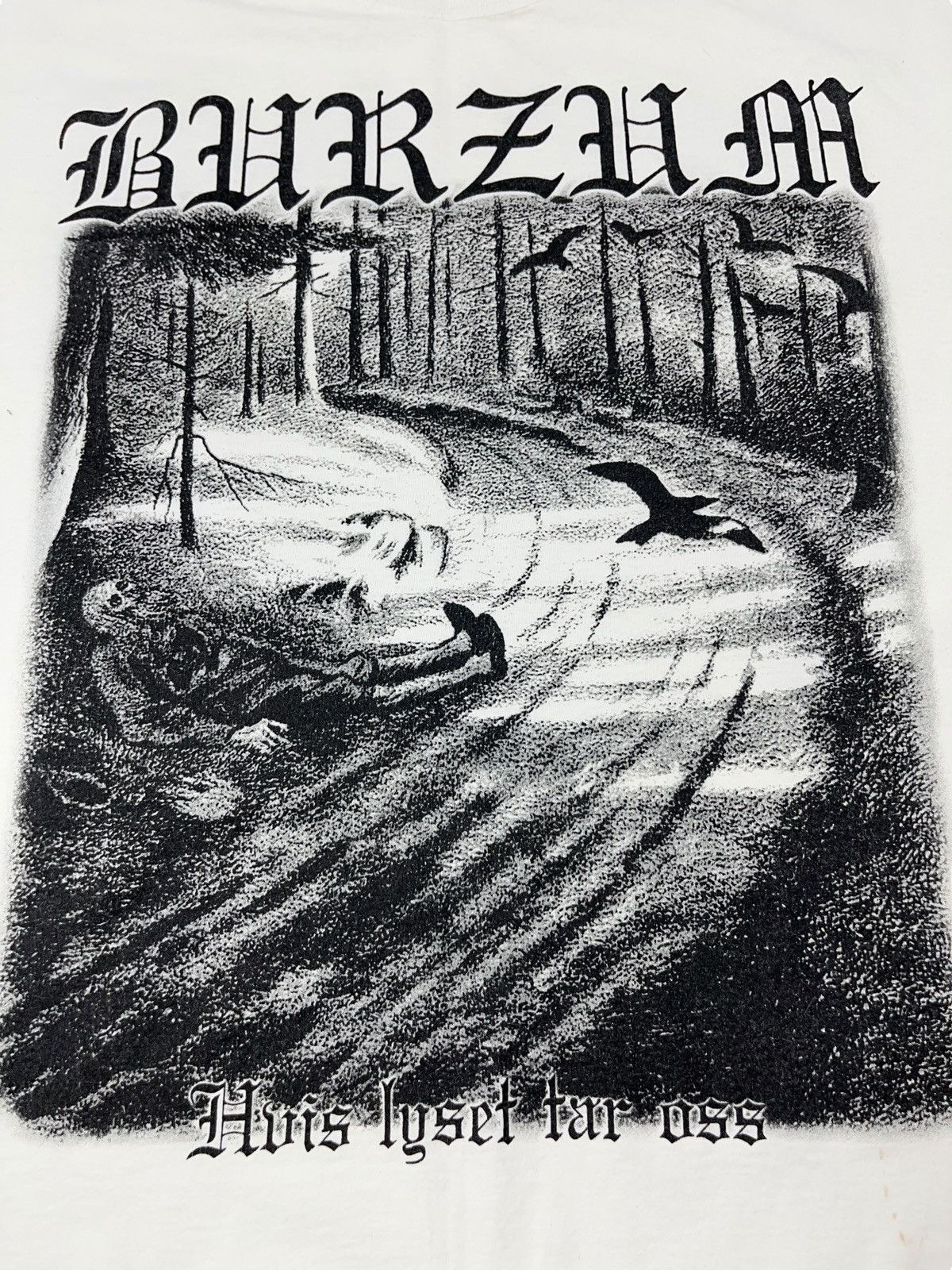 Band Tees Vintage 00s Burzum Hvis lyset tar oss T-shirt Darkthrone Size US L / EU 52-54 / 3 - 3 Thumbnail