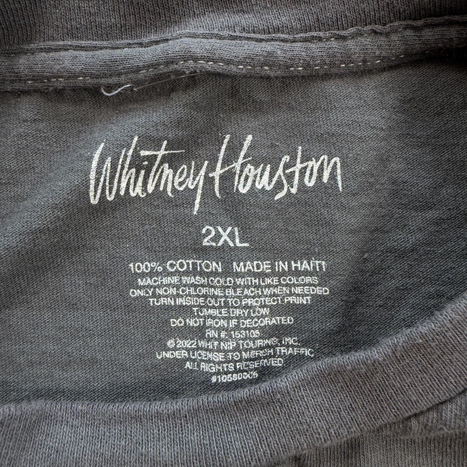 Other Whitney Houston Tour 2010 Graphic T Shirt 2XL Oversized Size US XXL / EU 58 / 5 - 4 Thumbnail