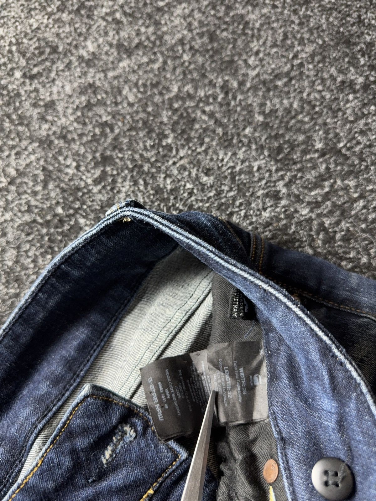 G-Star Y2K G-Star RAW Midge Cody Mid Skinny Jeans Distressed Wash Size 28" / US 6 / IT 42 - 10 Thumbnail