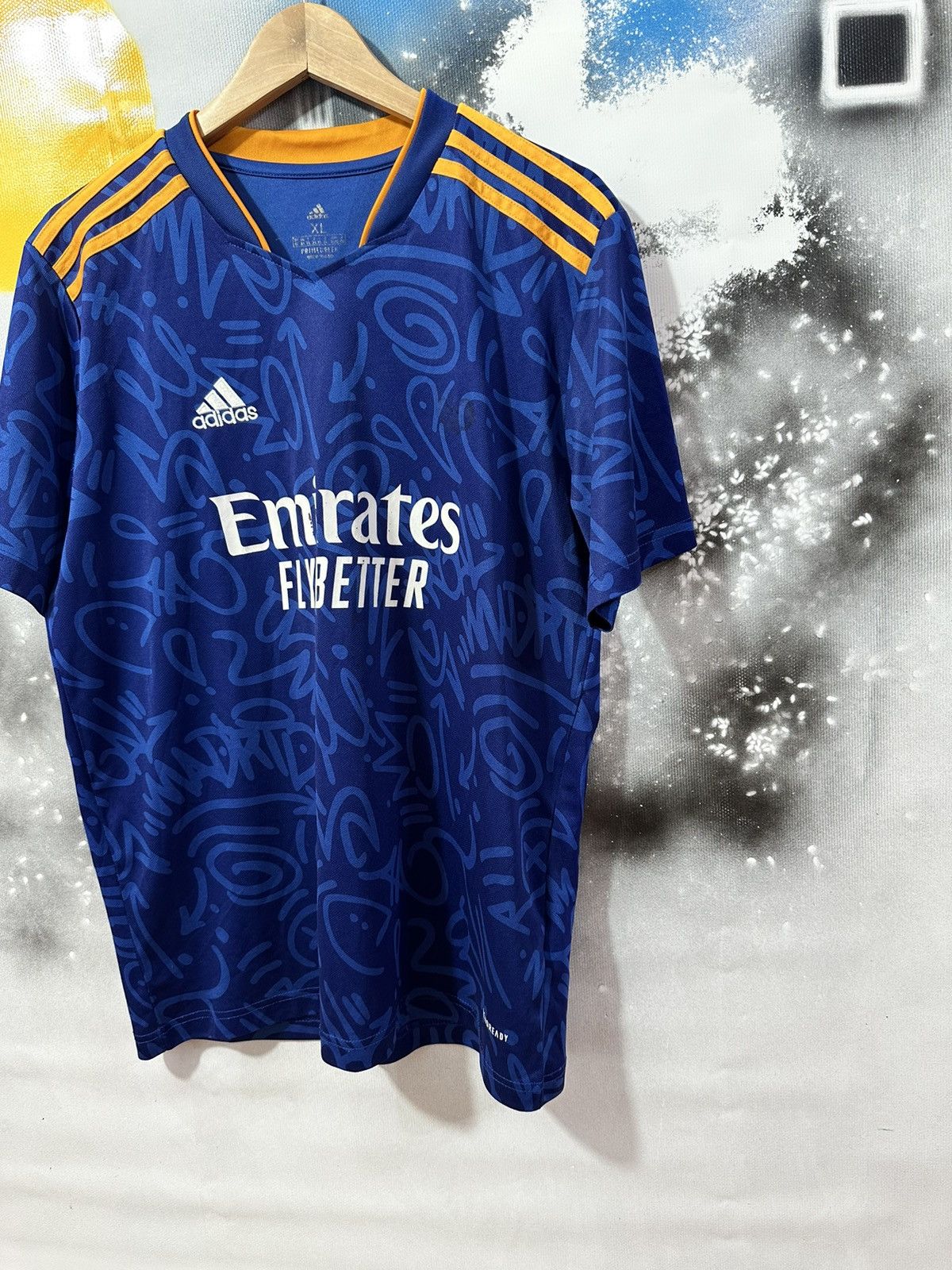 Adidas Adidas Real Madrid Away Jersey 21/22 Size US XL / EU 56 / 4 - 3 Thumbnail
