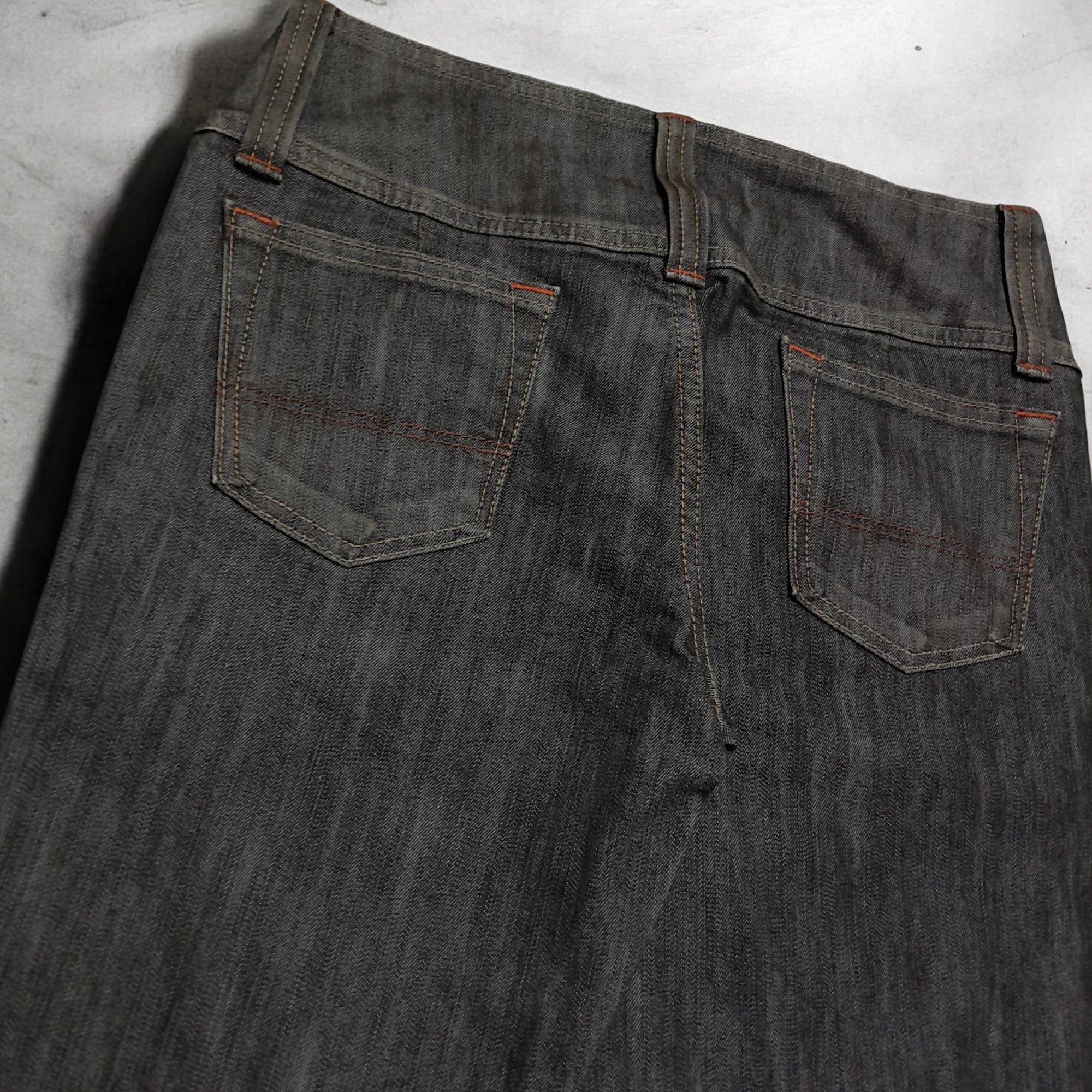 Japanese Brand × Tornado Mart Brappers Dark Grey Flare Denim Size US 30 / EU 46 - 5 Thumbnail