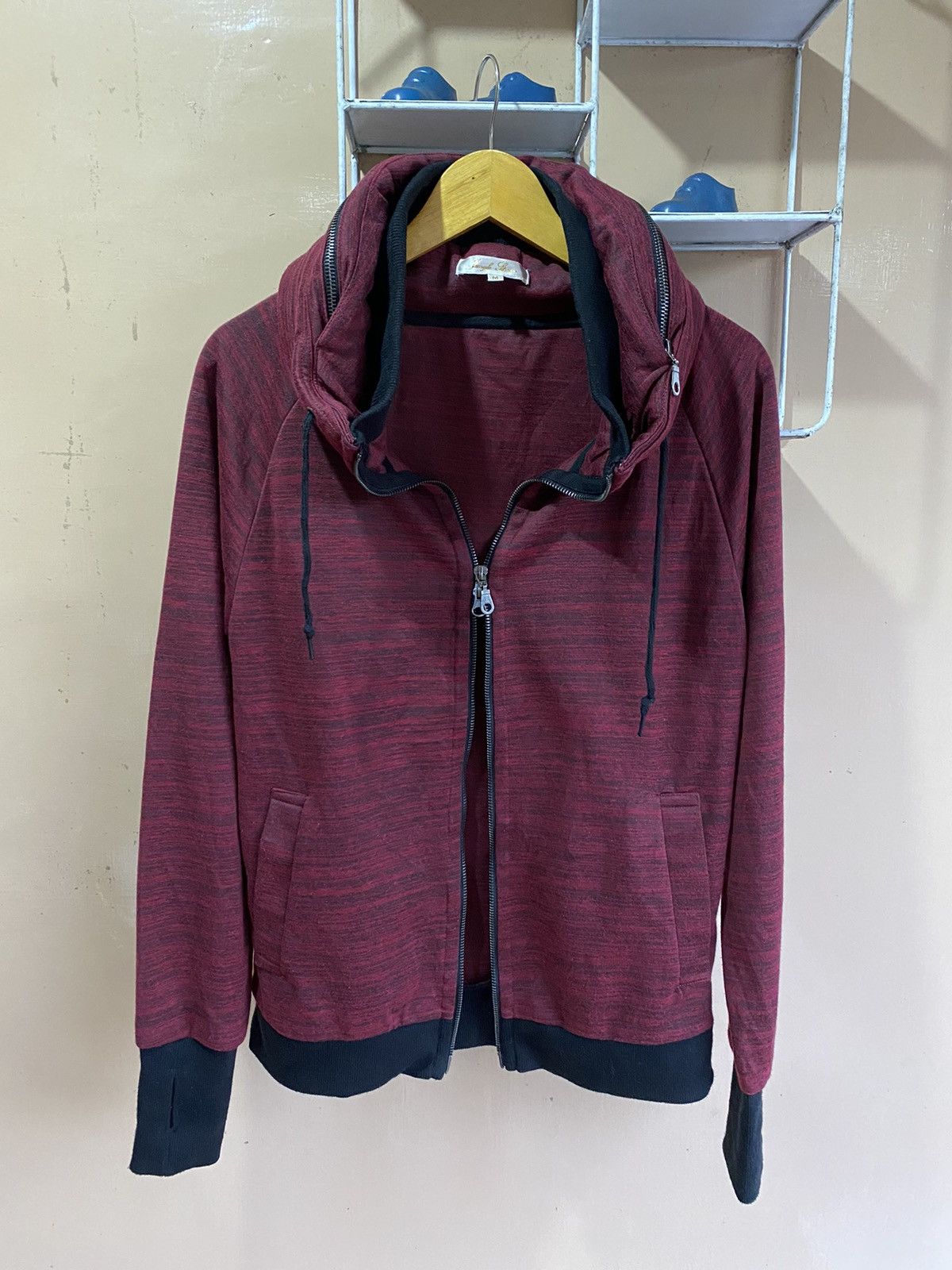 Hysteric Glamour Japanese Goa Style Bono Hoodie Redvelvet Size US M / EU 48-50 / 2 - 3 Thumbnail