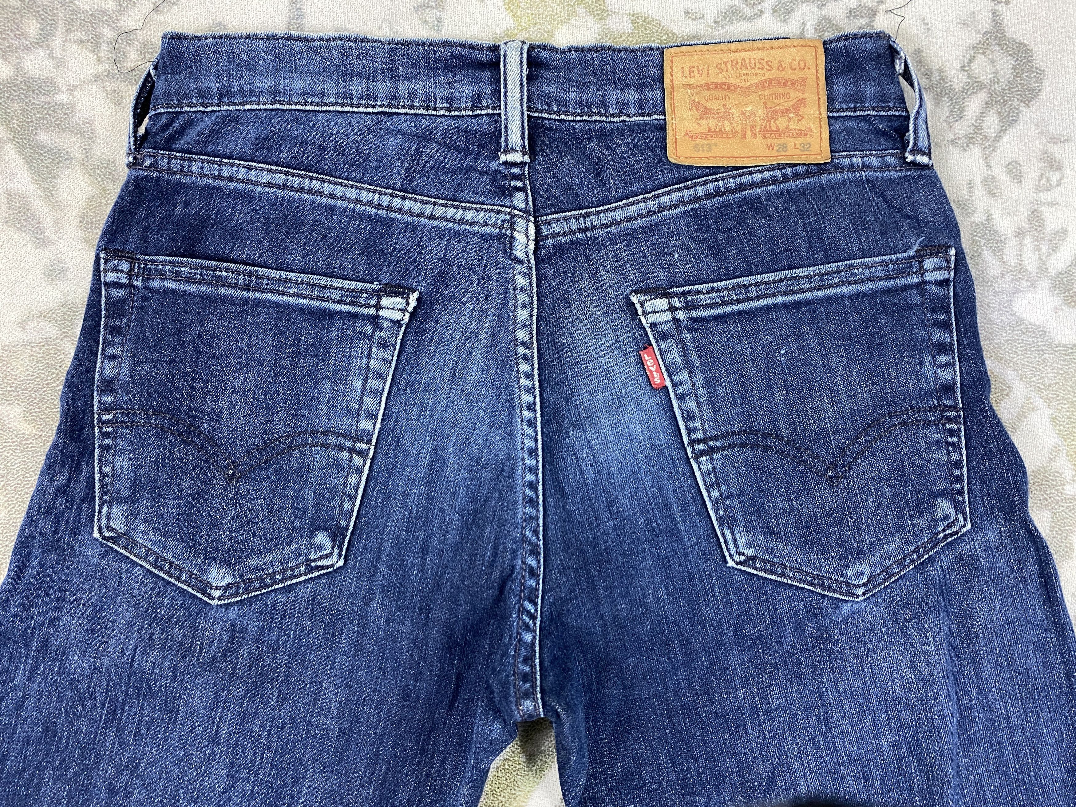 Levi's Dark Blue Vintage Levi's 513 Jeans 28x26.5 Denim -JN945 Size US 28 / EU 44 - 4 Thumbnail