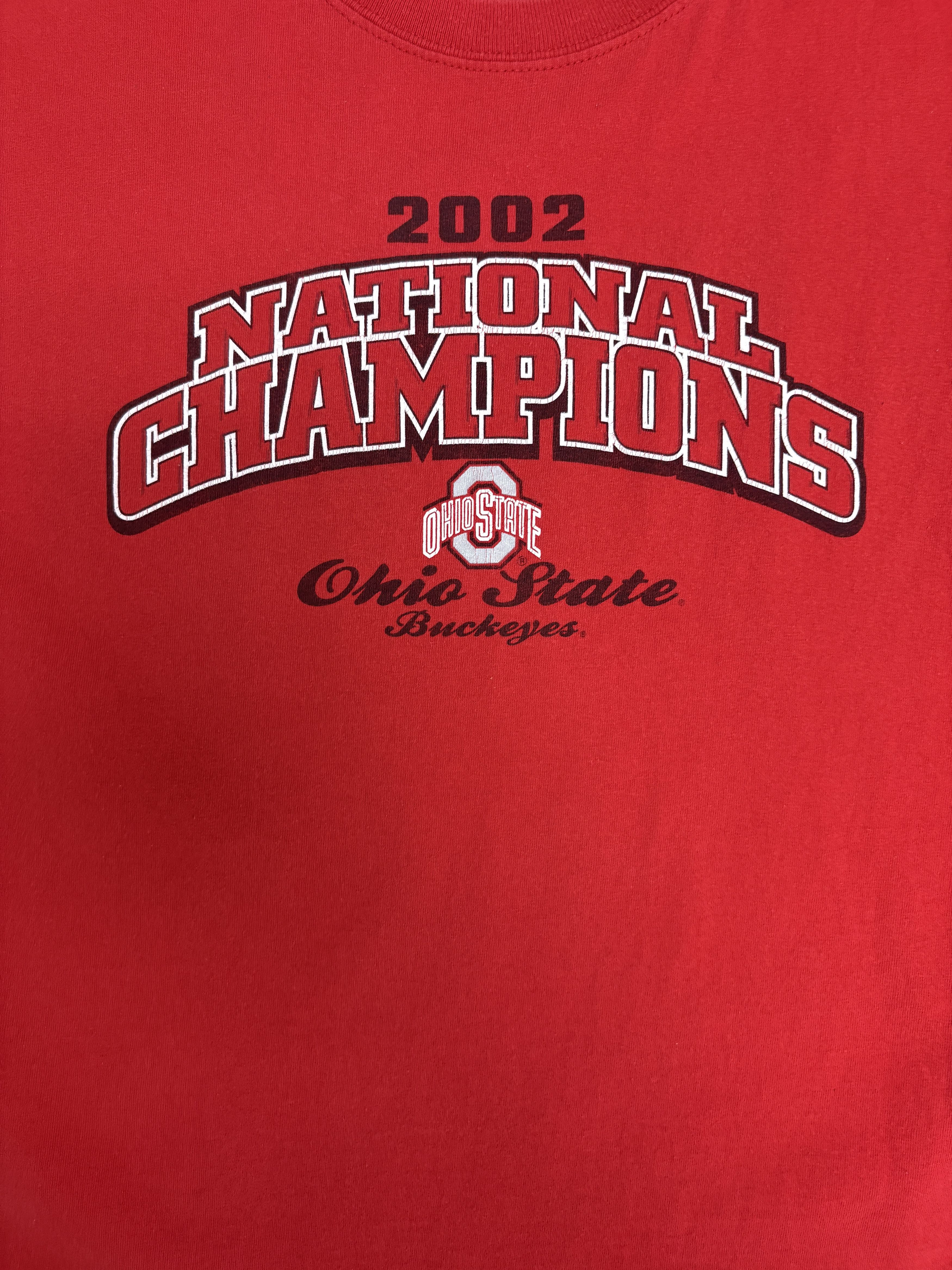 Vintage Ohio State Buckeyes 2002 National Champions Vintage T-Shirt Size US XL / EU 56 / 4 - 2 Thumbnail