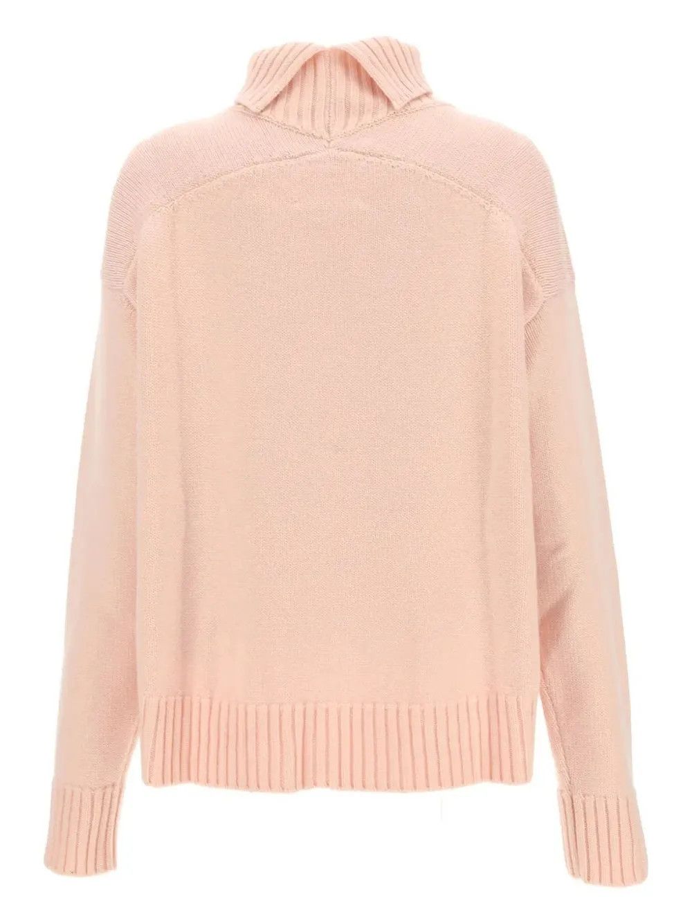 Jil Sander o1y1025 Turtleneck Cashmere Blend Sweater in Pink Size XS / US 0-2 / IT 36-38 - 2 Thumbnail