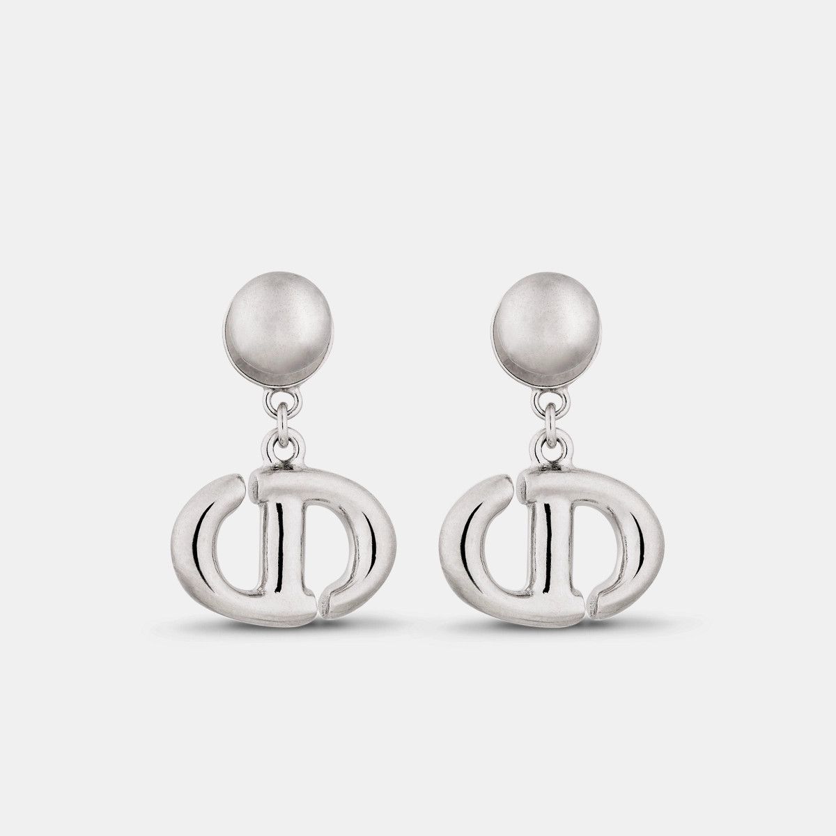 Dior o1bcso1str0126 Size:OS/Cd Navy Earrings in Silver Size ONE SIZE - 1 Thumbnail