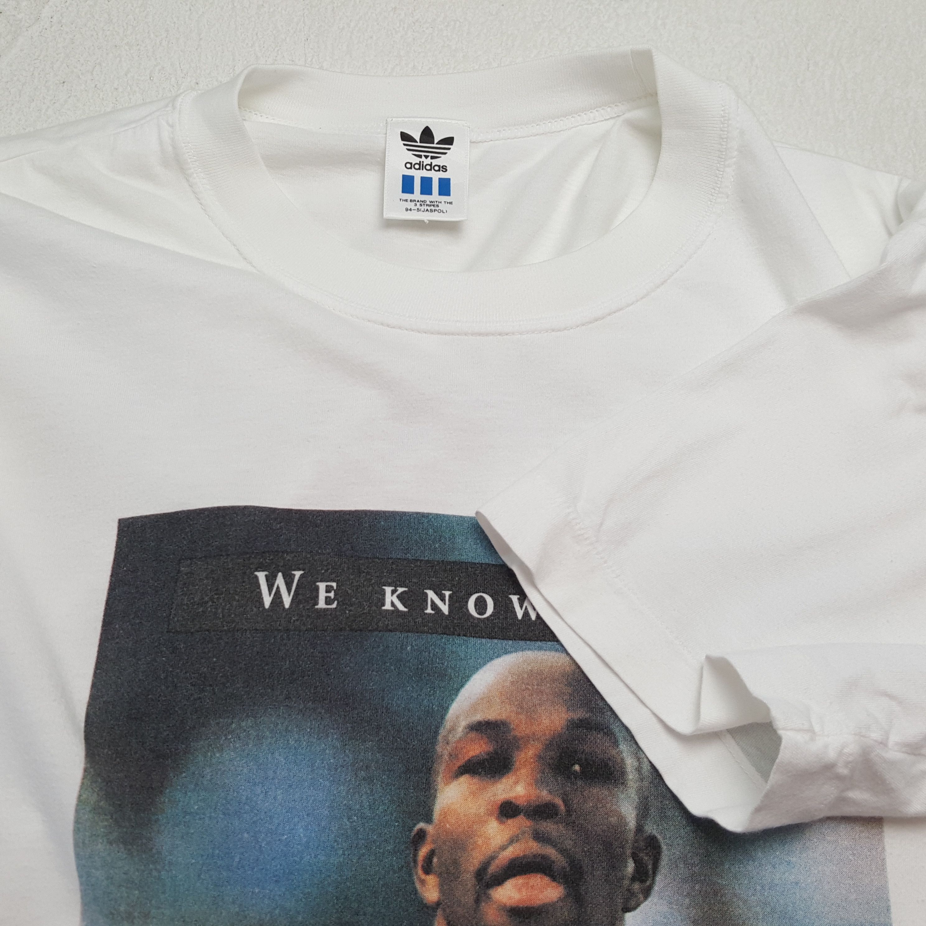 Adidas × Vintage ADIDAS Streetwear Style Phototees Vintage Tshirt Size US M / EU 48-50 / 2 - 6 Thumbnail