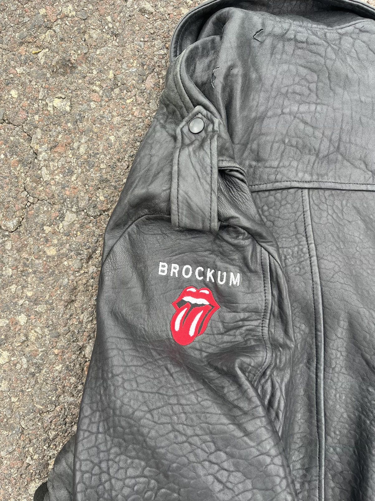 Brockum The Rolling Stones Leather Jacket Tour 89’ “Steel Wheels” Size US L / EU 52-54 / 3 - 21 Thumbnail