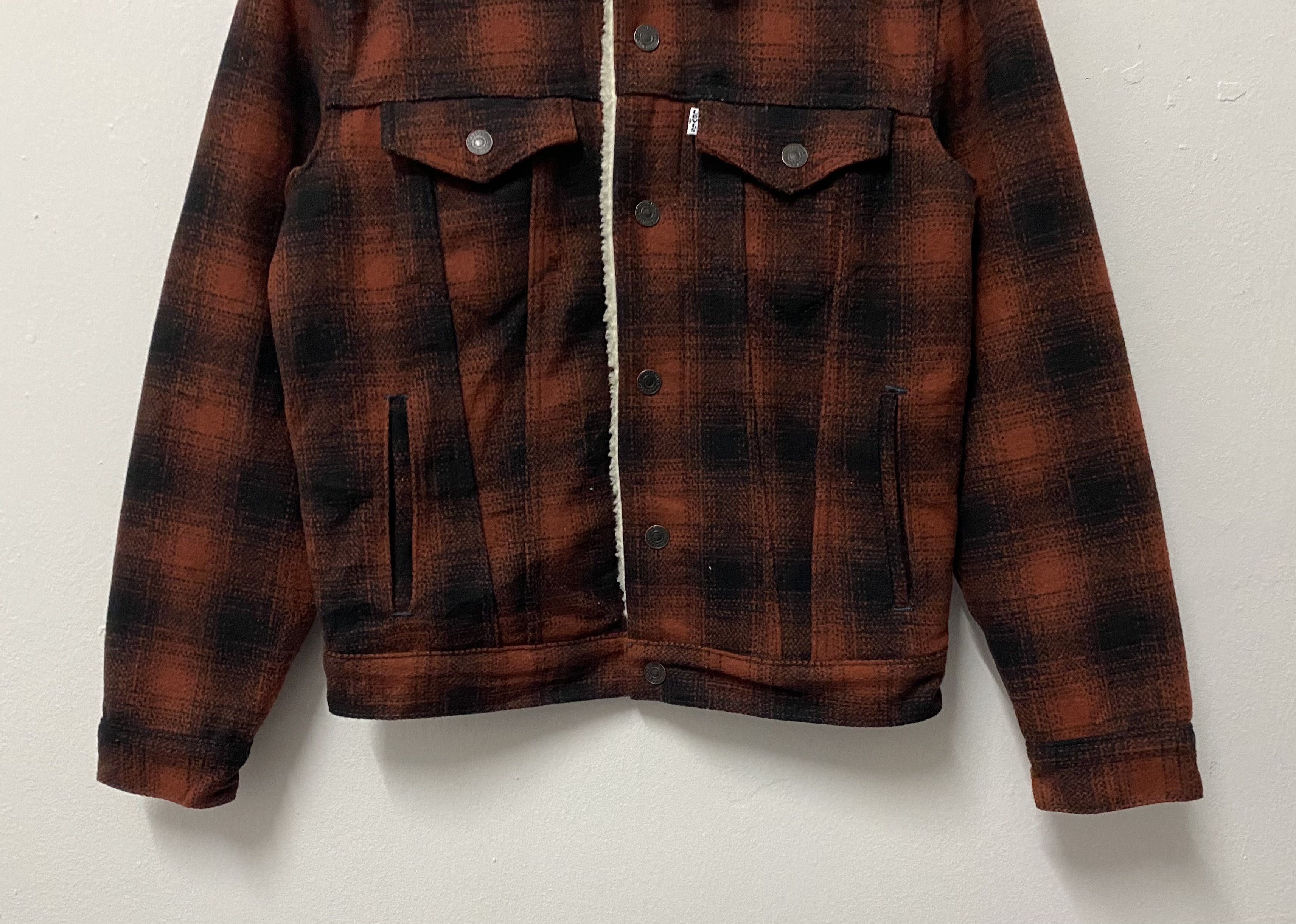Levi's Levi’s Type 3 Checkered Sherpa Jacket Size US S / EU 44-46 / 1 - 5 Thumbnail